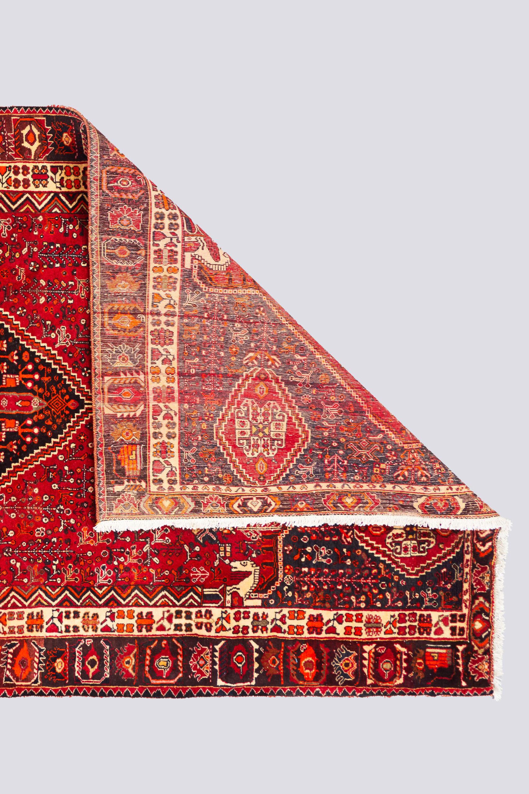 Super Fine Vintage Qashqai Qalat Persian Rug