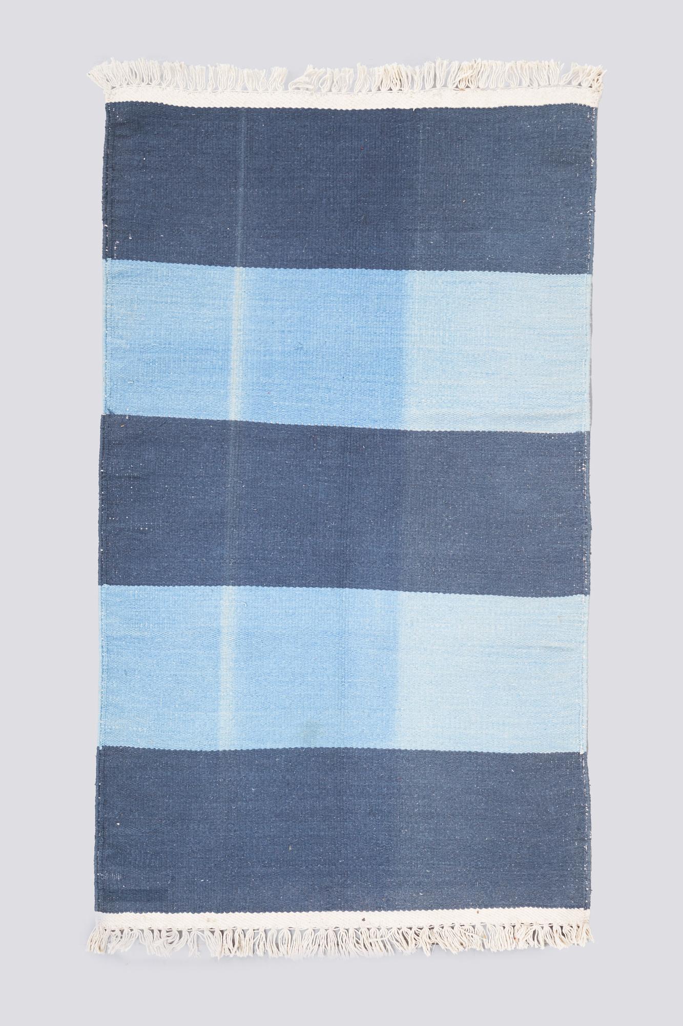 New Weave Ocean Natural DyeZiloo (Cotton Kilim) 1.7 SQM