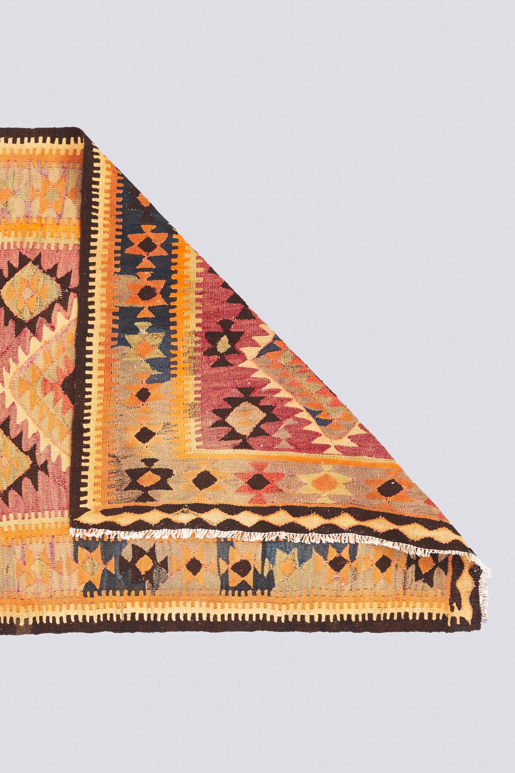 Antique Harsin Toranj Persian Kilim Rug