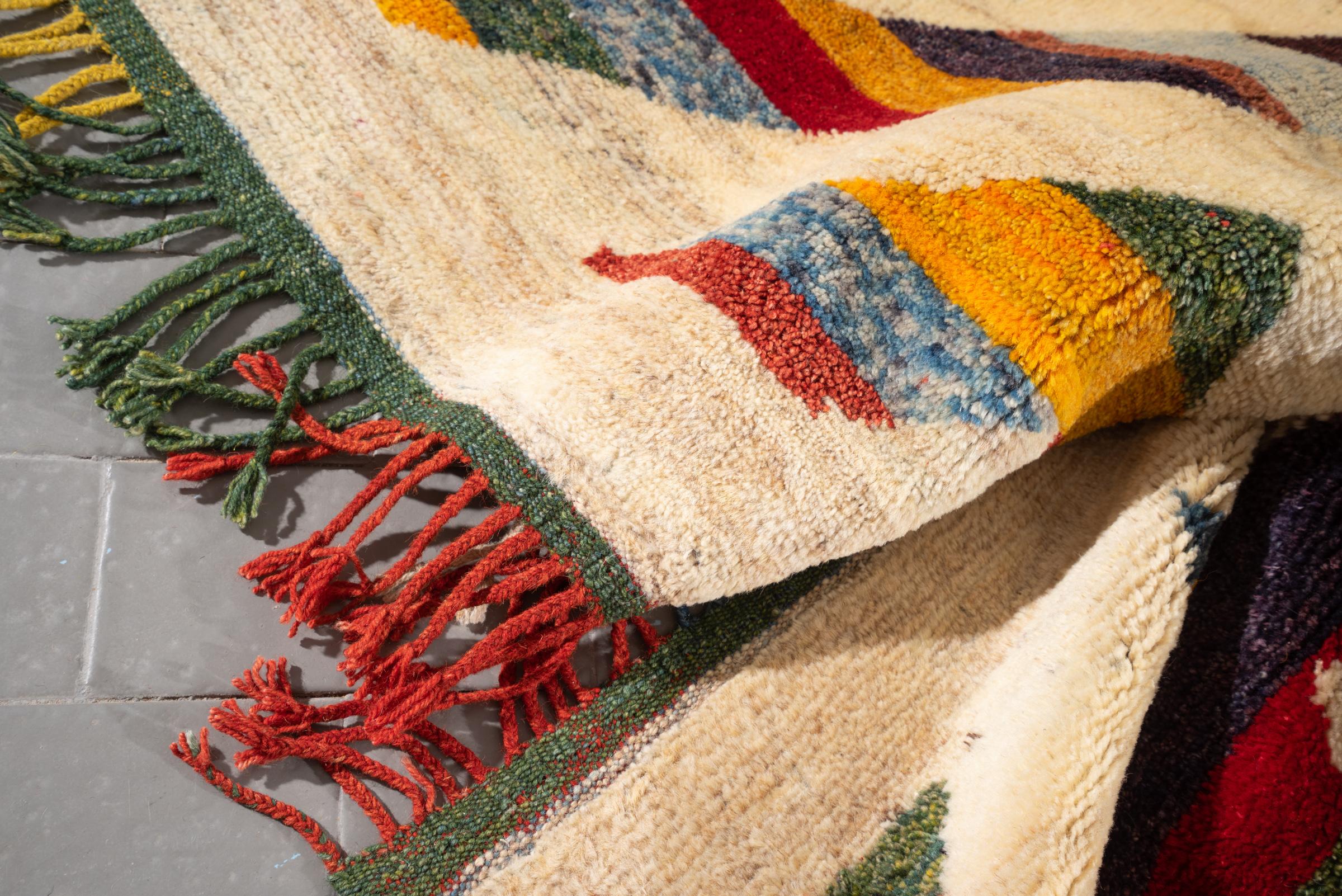 New Weave Qashqai Boraq Persian Gabbeh Rug