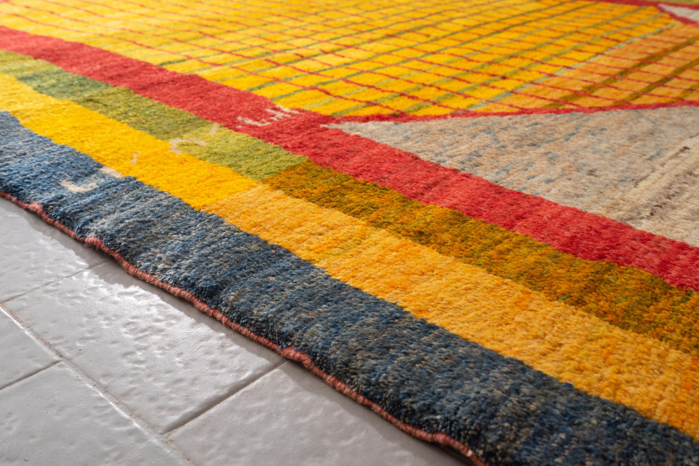 New Weave Qashqai Maharloo Persian Gabbeh Rug