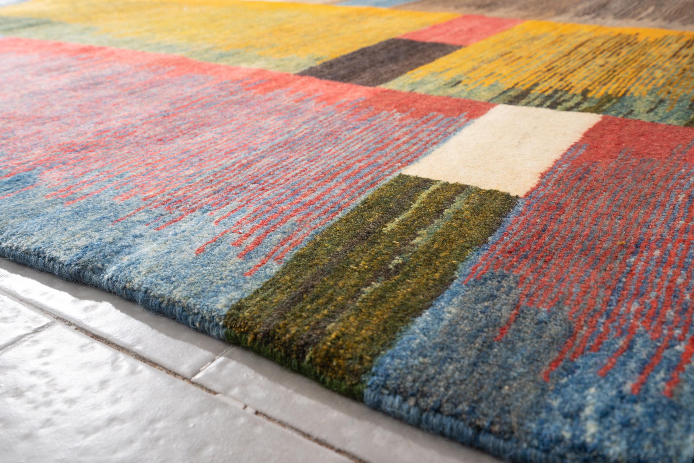 New Weave Bijar Mazandaran Minimalist Masooleh Persian Rug