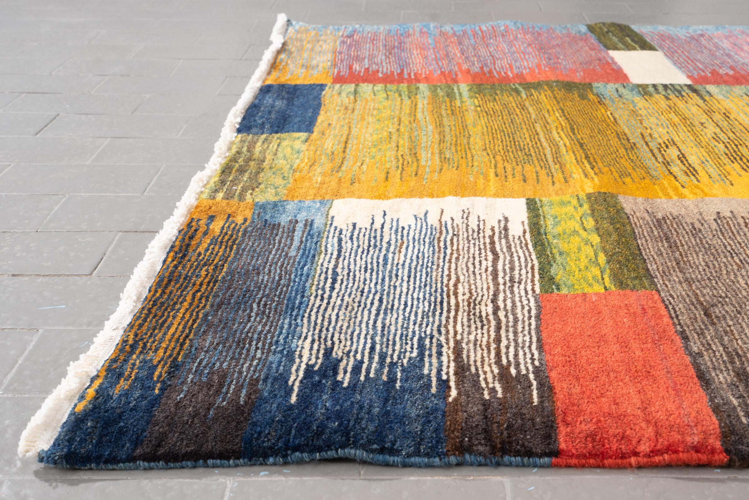 New Weave Bijar Mazandaran Minimalist Masooleh Persian Rug