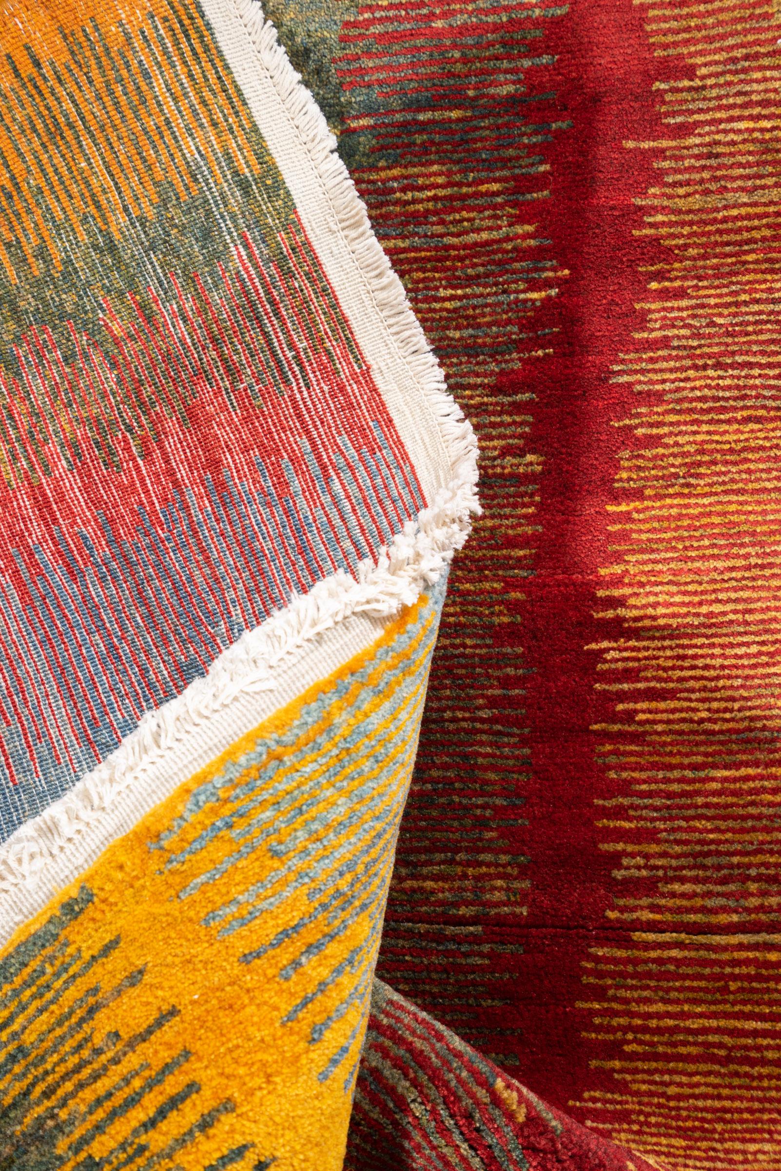 New Weave Bijar Mazandaran Minimalist Caspian Fields Persian Rug
