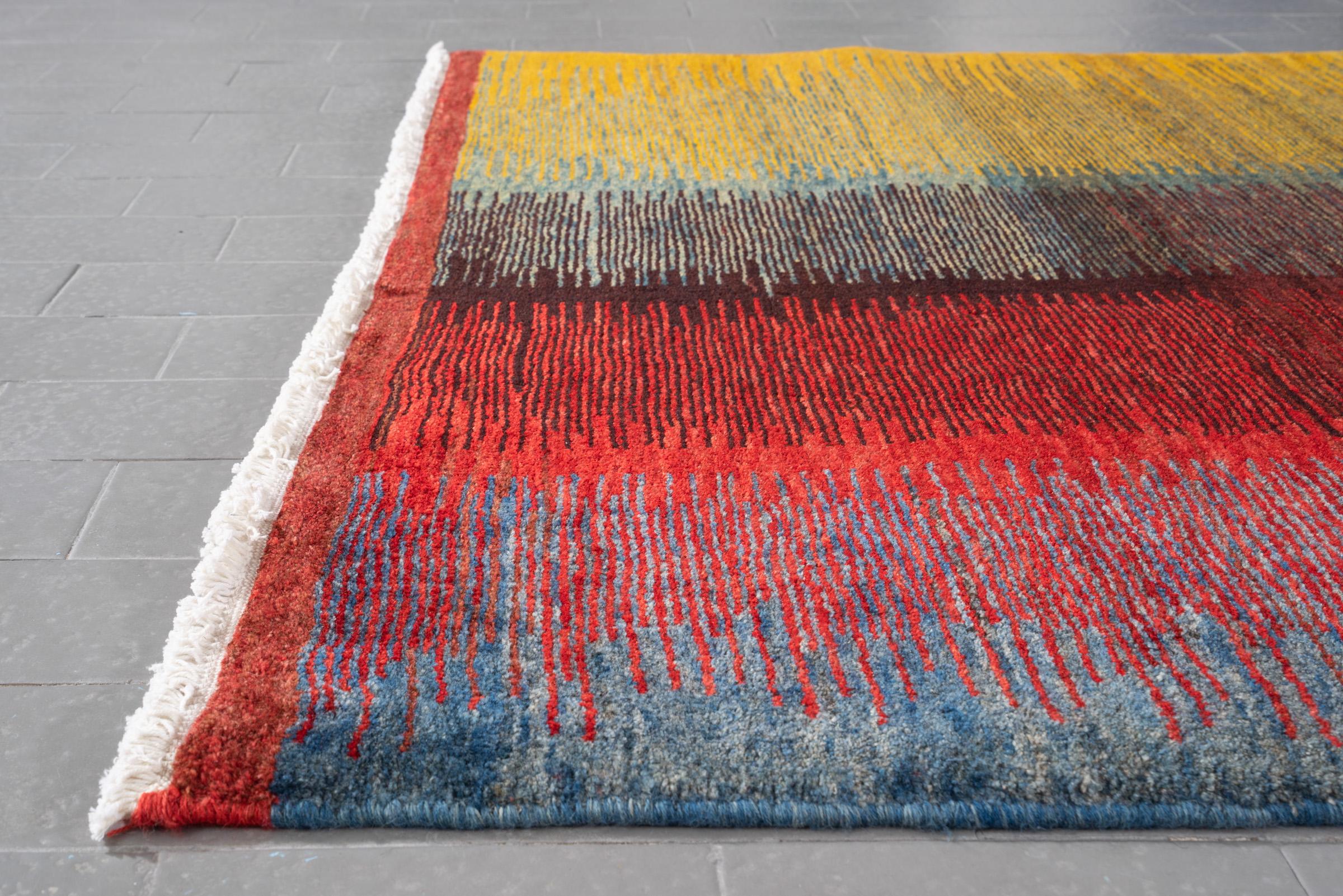 New Weave Bijar Mazandaran Minimalist Anzali Foreshore Persian Rug