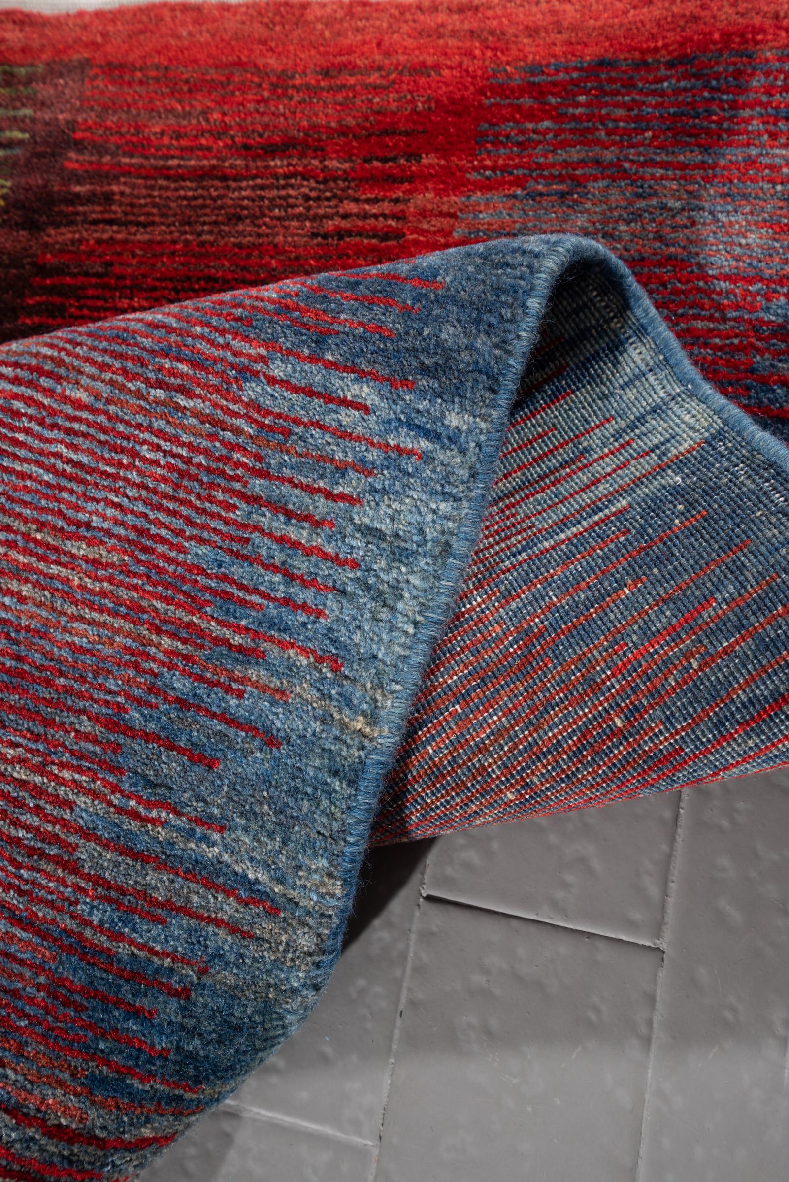 New Weave Bijar Mazandaran Minimalist Anzali Foreshore Persian Rug
