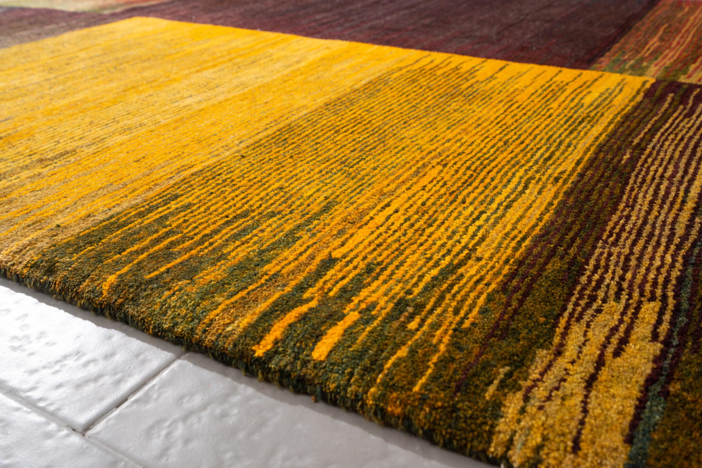 New Weave Bijar Mazandaran Minimalist Caspian Highlands Persian Rug