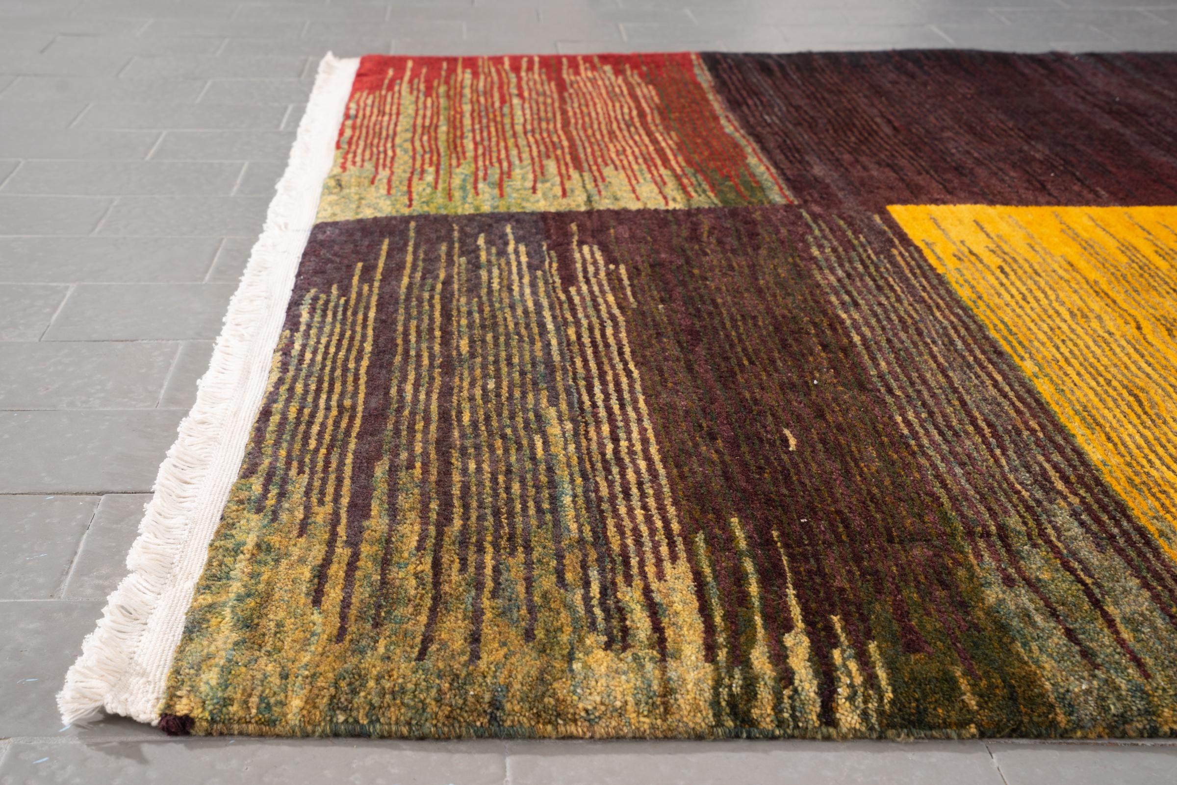 New Weave Bijar Mazandaran Minimalist Caspian Highlands Persian Rug