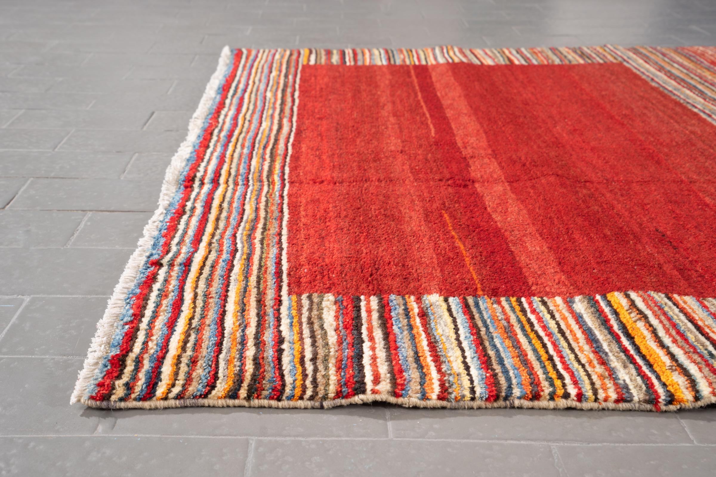 New Weave Fine Qashqai Firuzabad Persian Gabbeh Rug