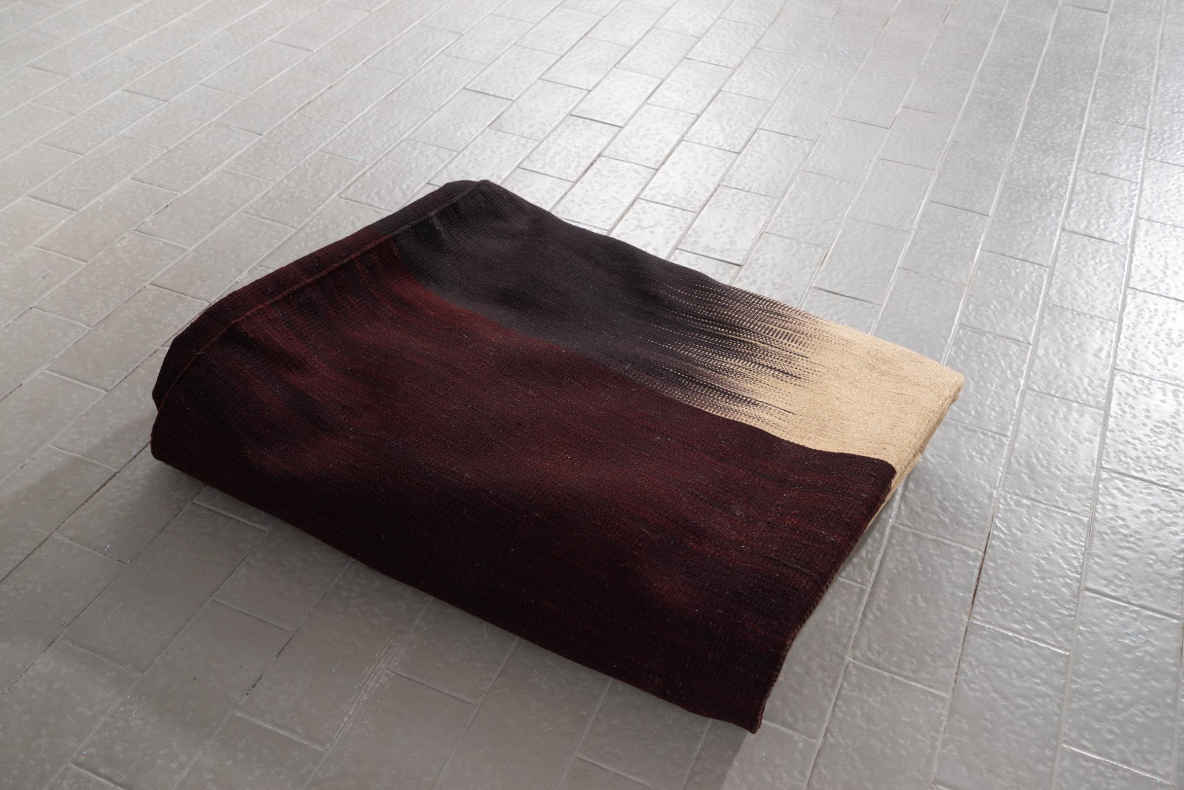 New Weave Mazandaran Minimalist Fine Markers Persian Kilim Rug