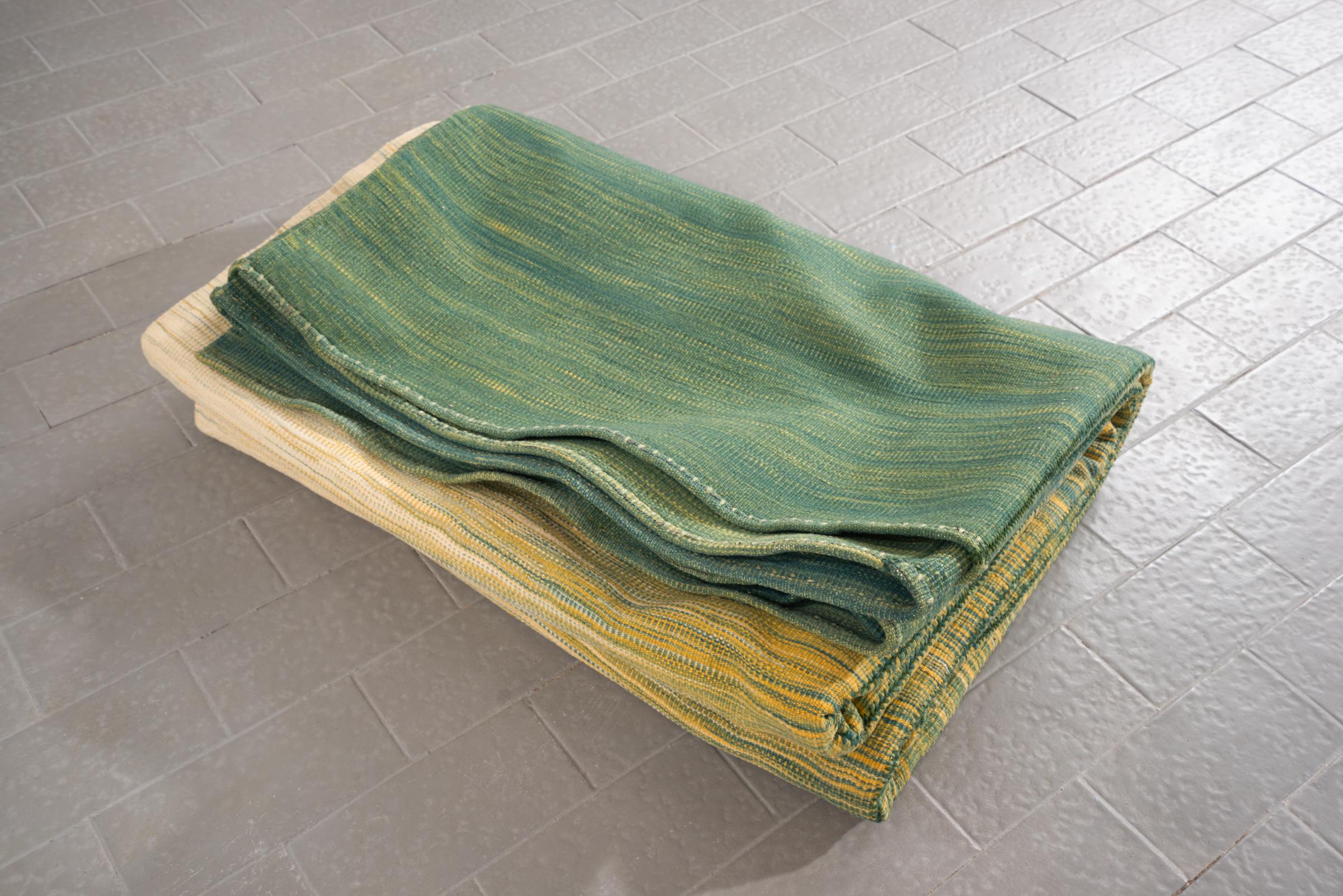 New Weave Mazandaran Minimalist Fine Markers Persian Kilim Rug