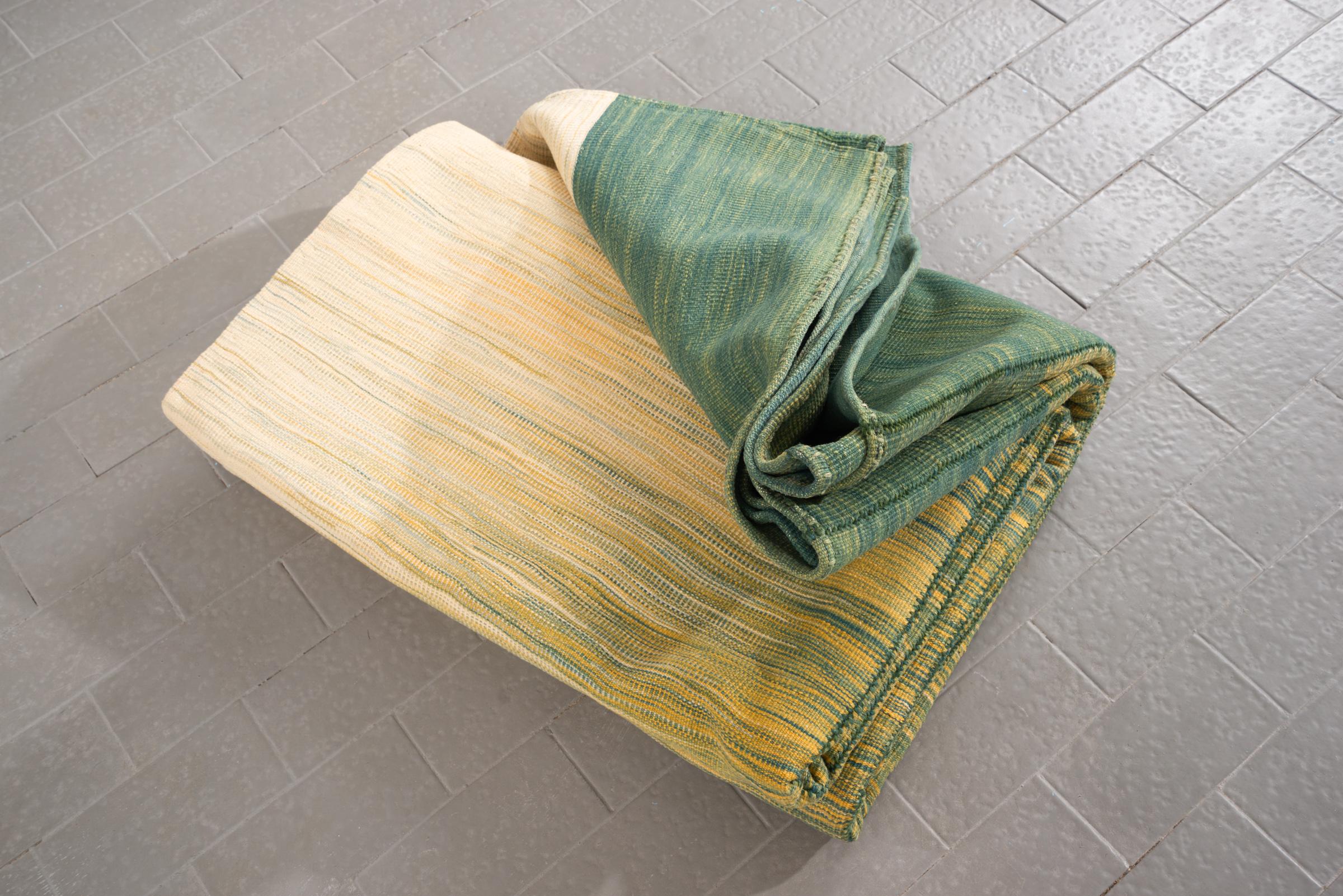 New Weave Mazandaran Minimalist Fine Markers Persian Kilim Rug