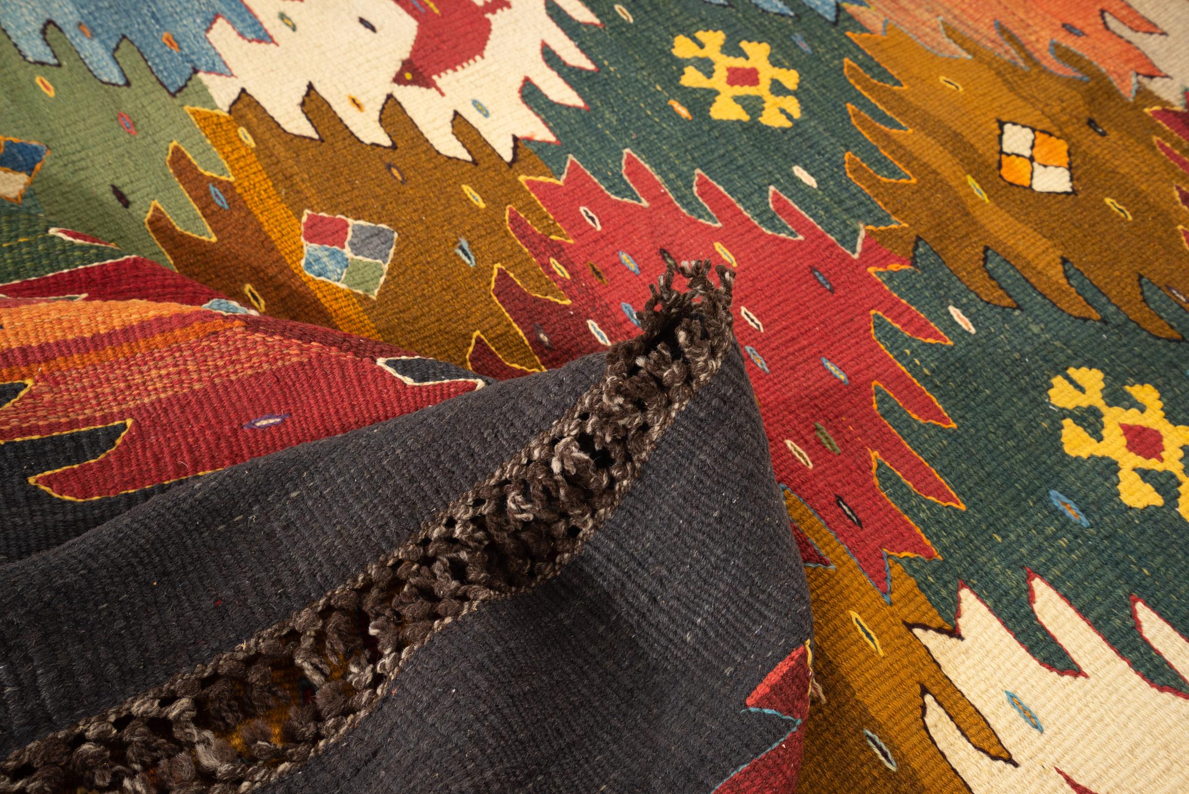 Rare Fine Khalaj Persian Kilim Rug