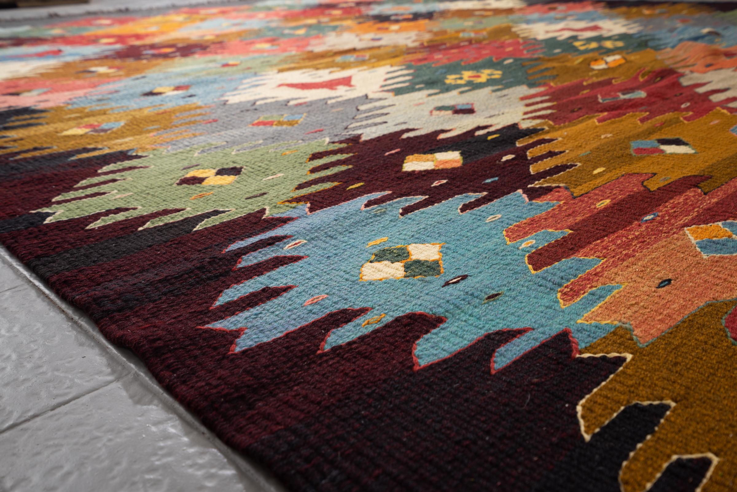 Rare Fine Khalaj Persian Kilim Rug