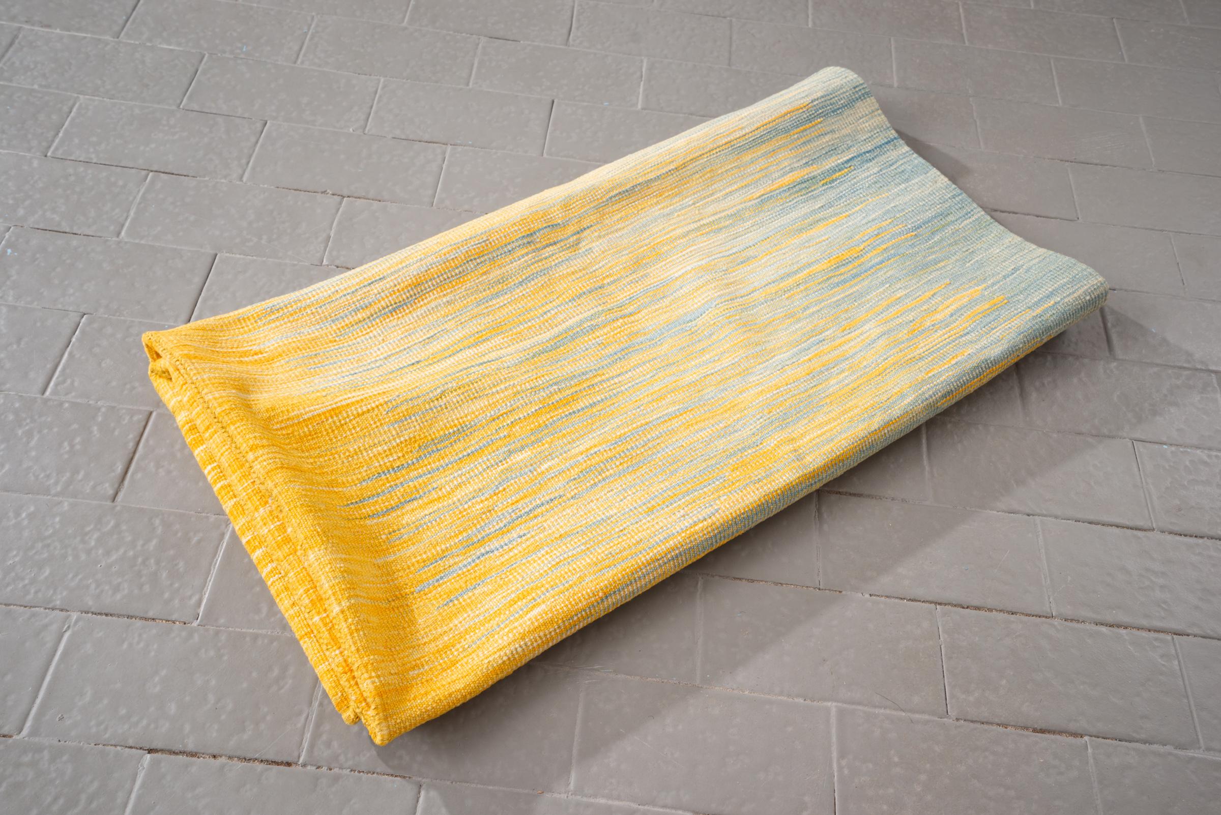 New Weave Fine Mazandaran Minimalist Markers Persian Kilim Rug