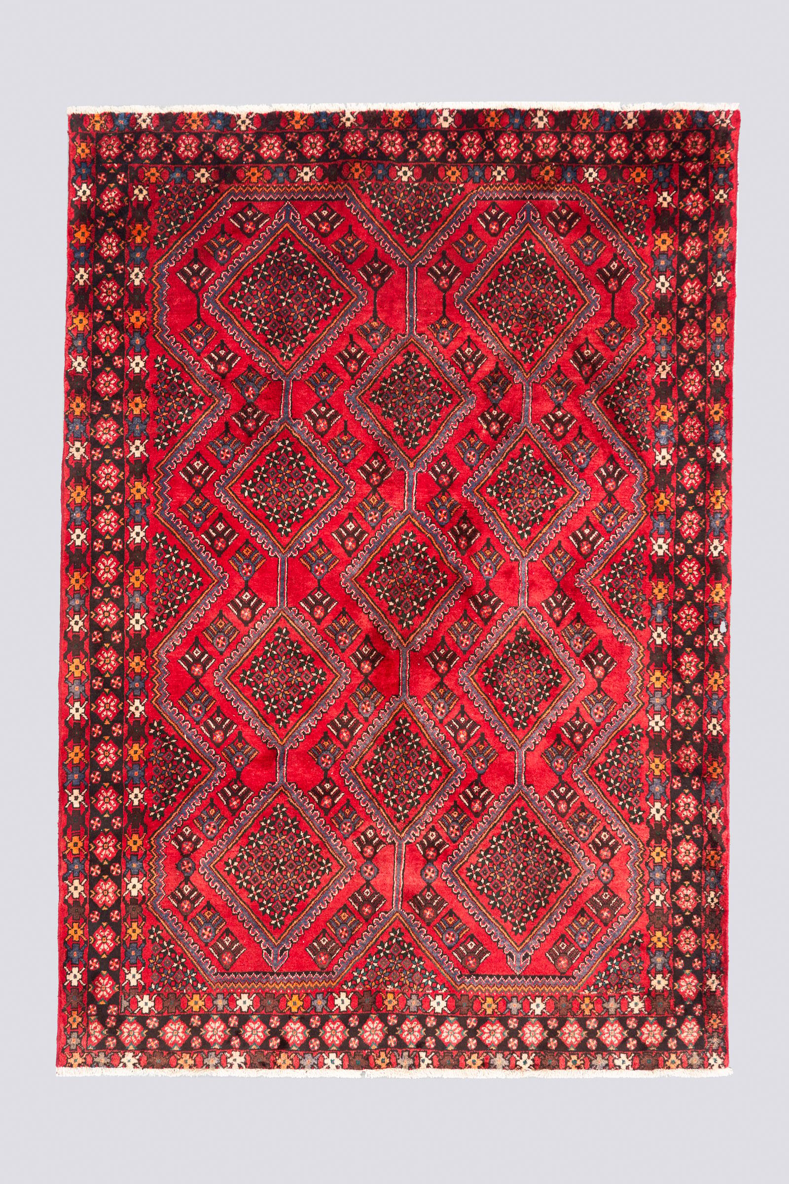 Vintage Dehaj Flower Garden Carpet In EXE Condition