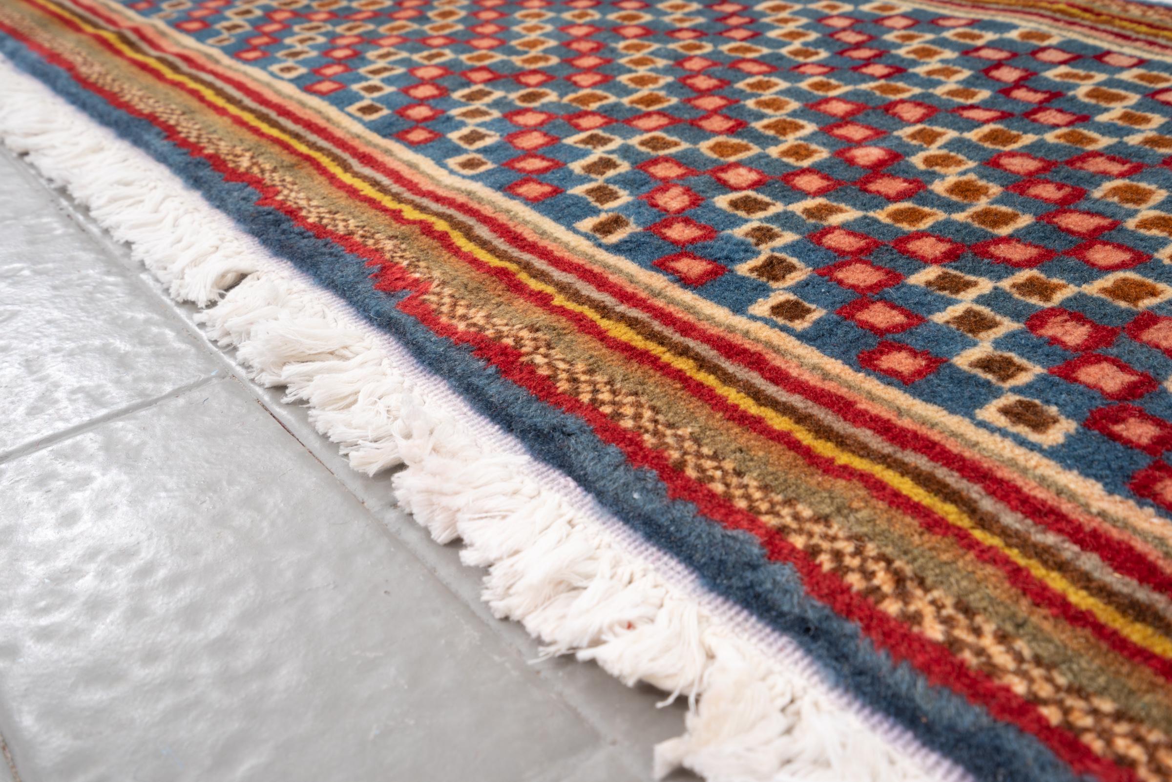 Kerman Squares Carpet Runner New Weave