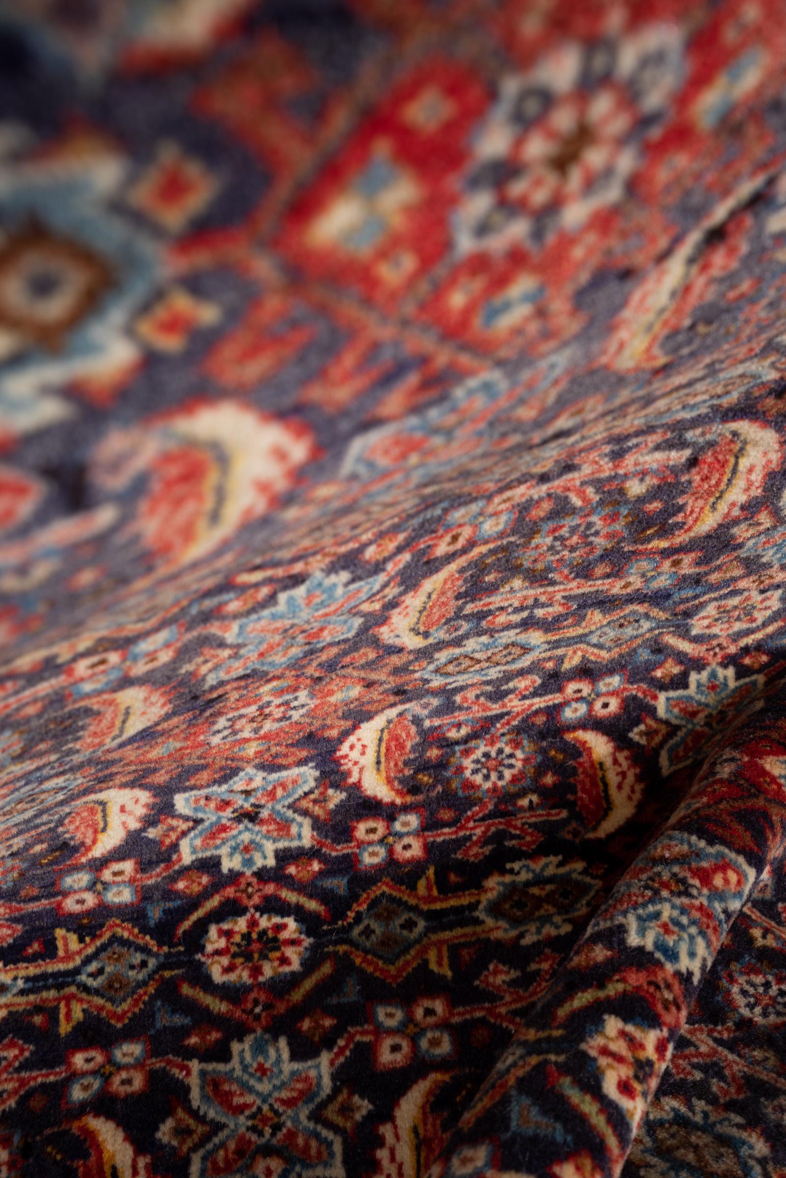 Vintage Bidjar Mahi Carpet