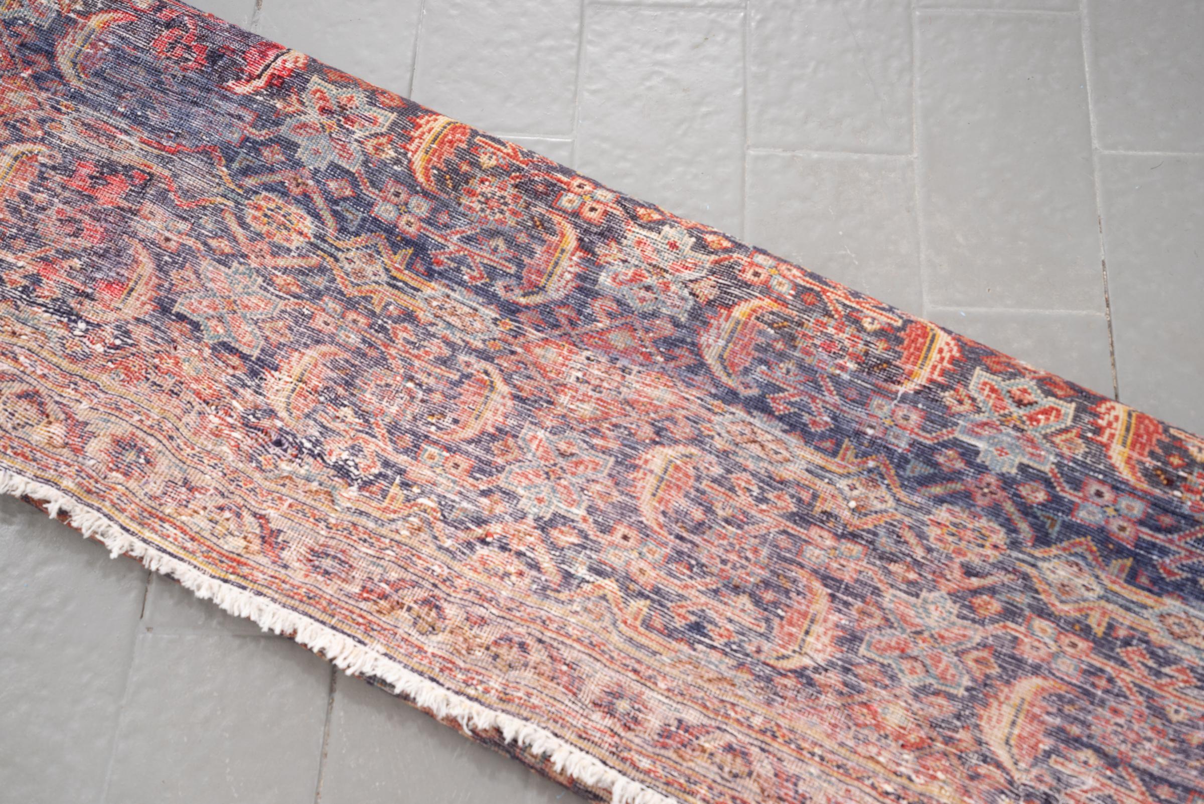 Vintage Bidjar Mahi Carpet