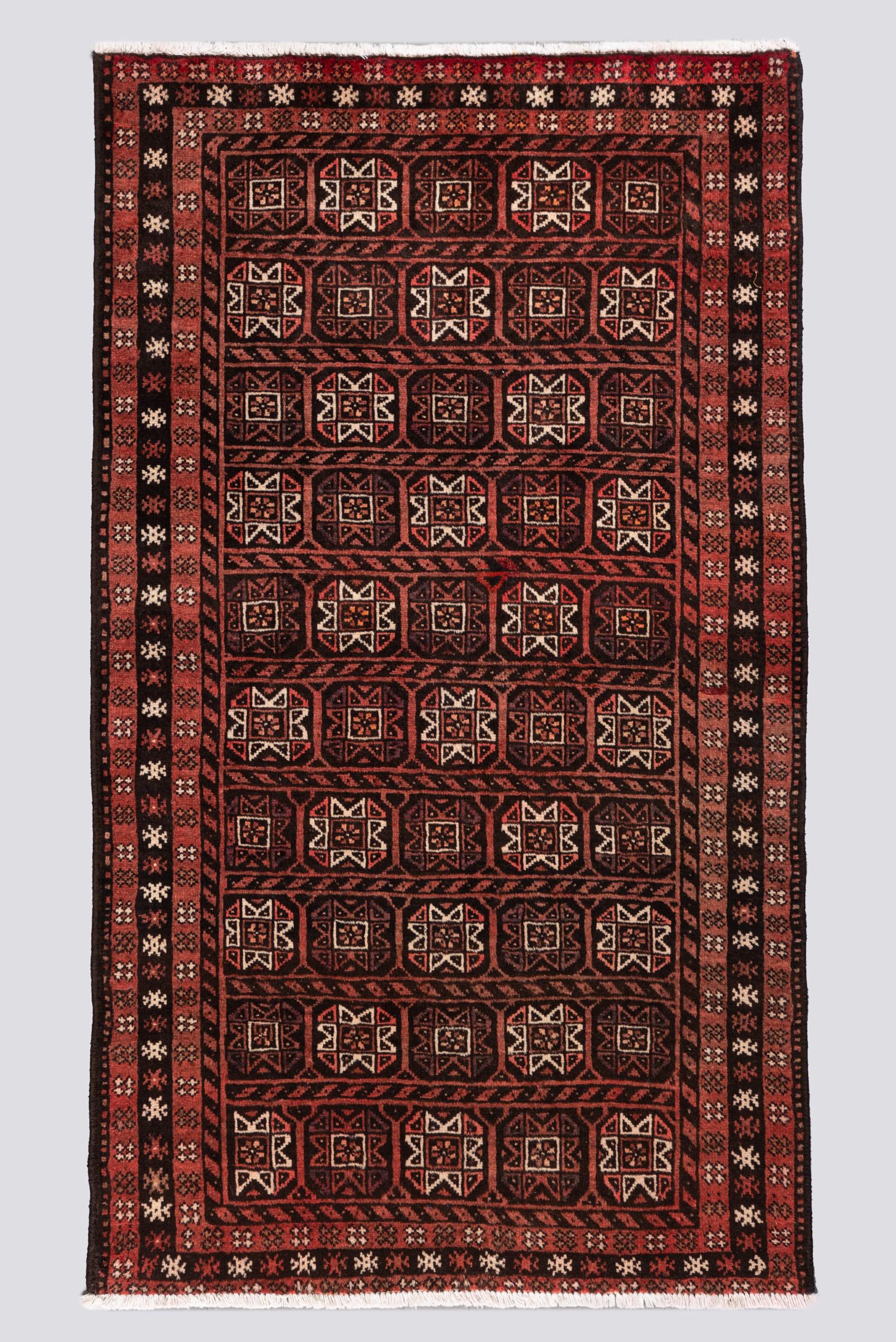 Vintage Balouch Bukhara Carpet