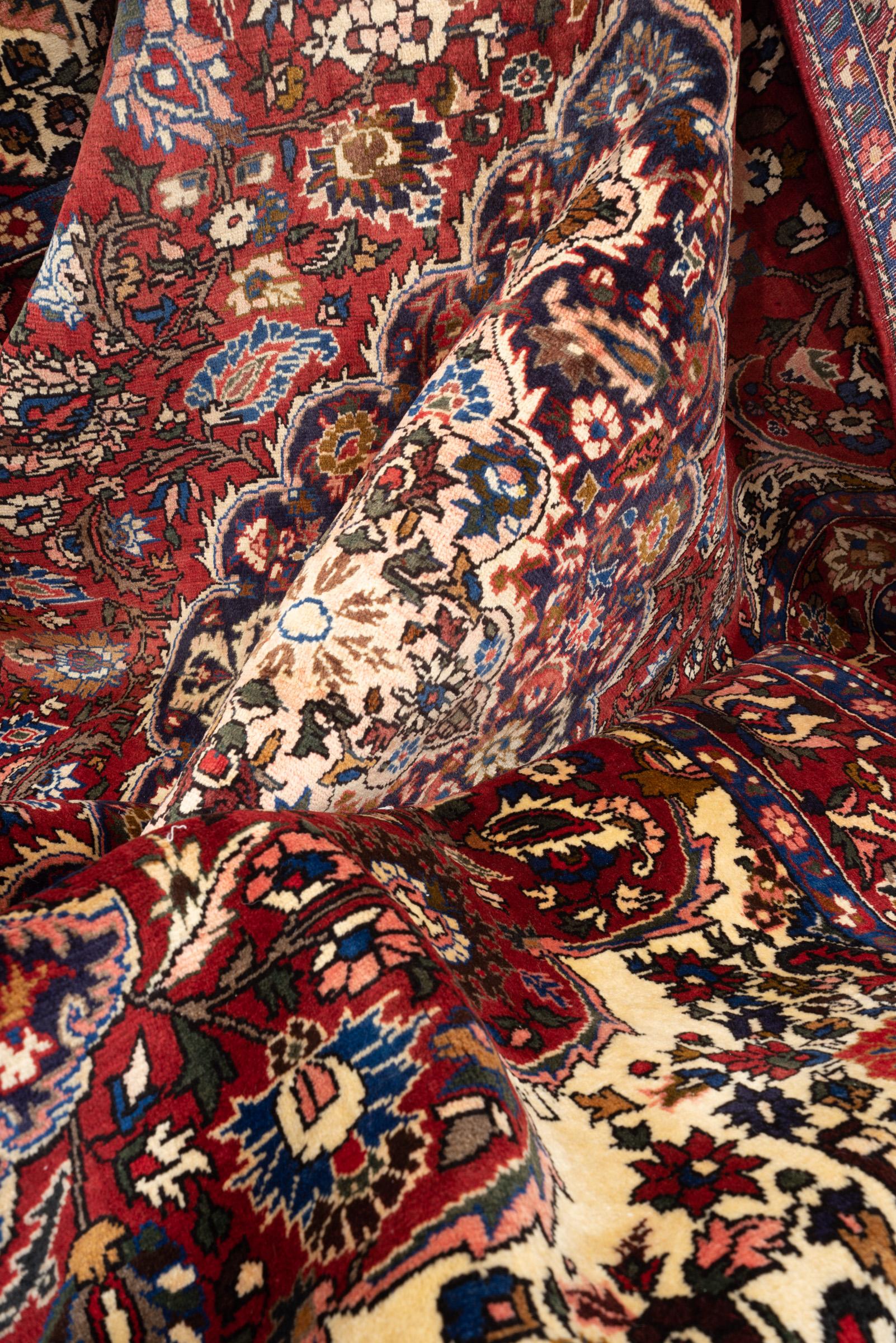 Vintage Bakhtiari floral Carpet