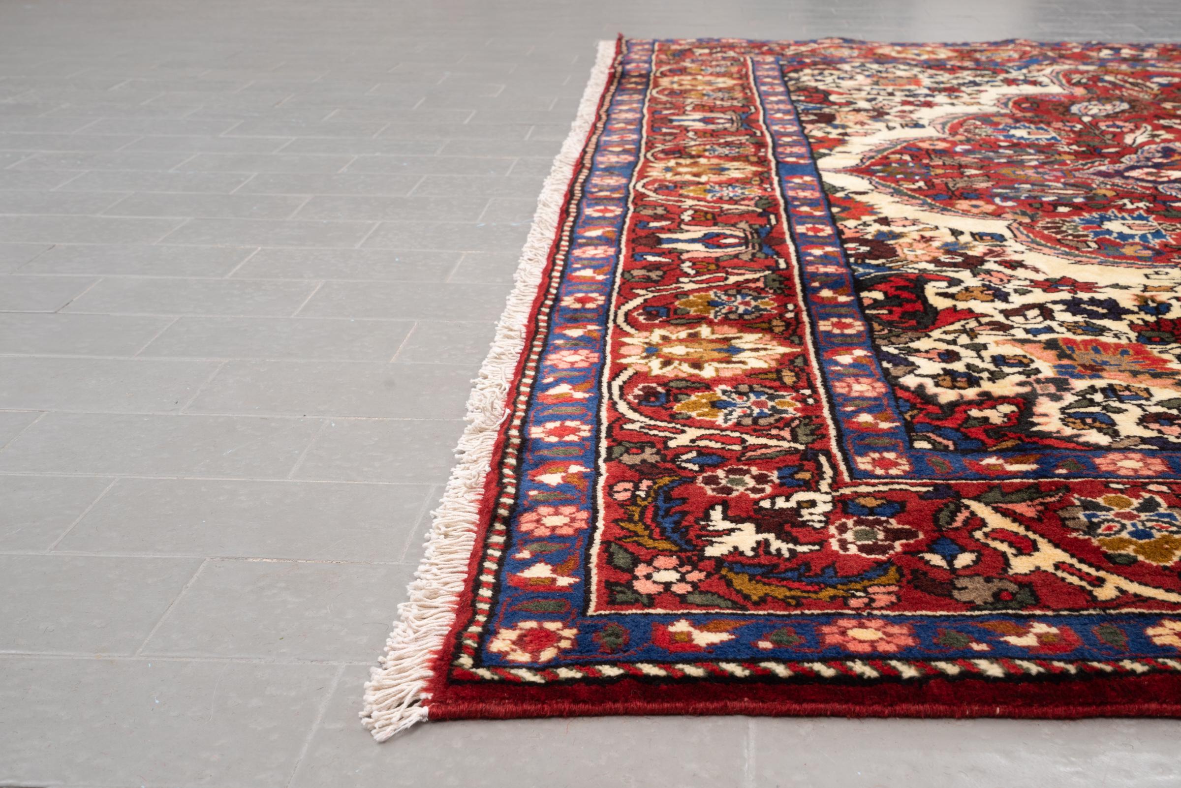 Vintage Bakhtiari floral Carpet
