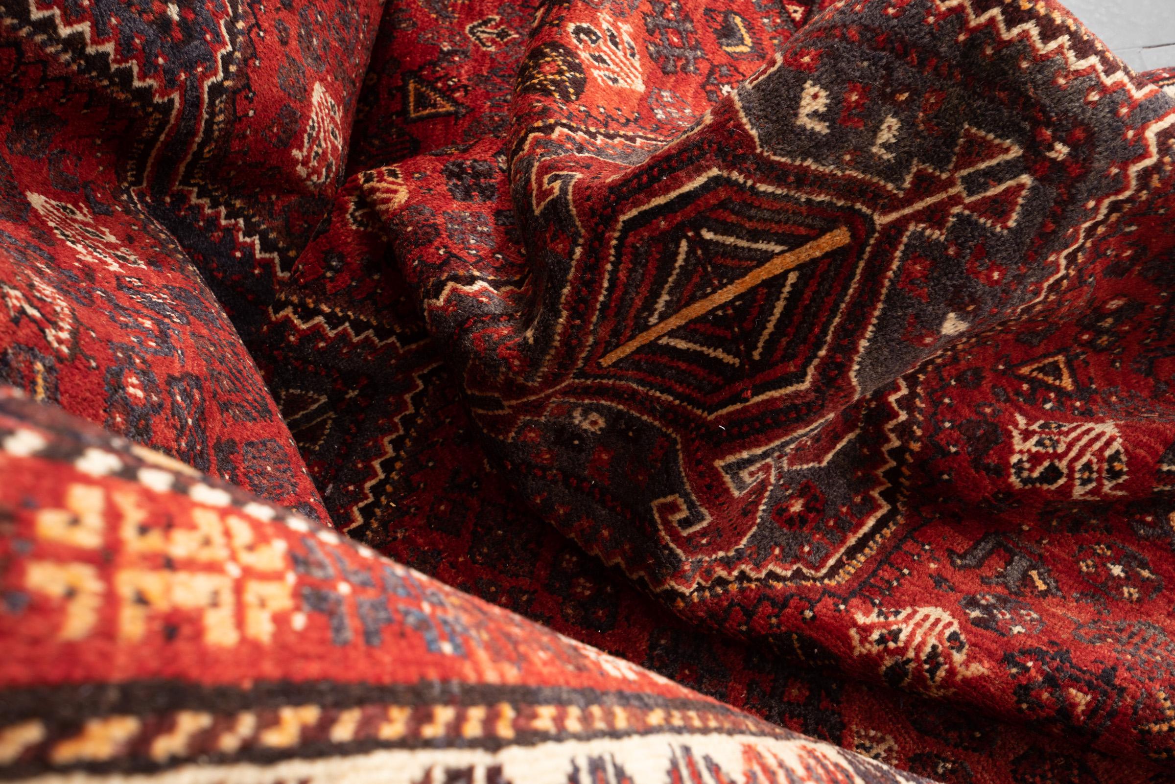 Vintage Maharloo Fine Qashqai Carpet