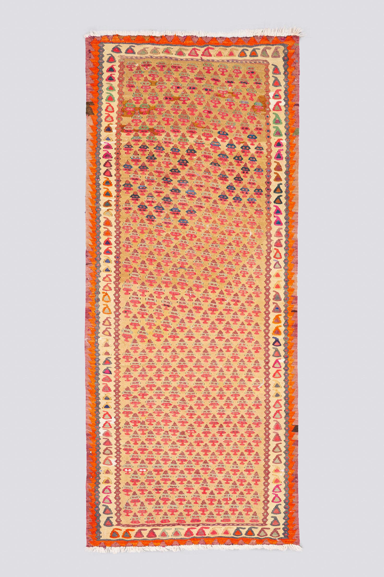 Vintage Ardebil Kilim Runner