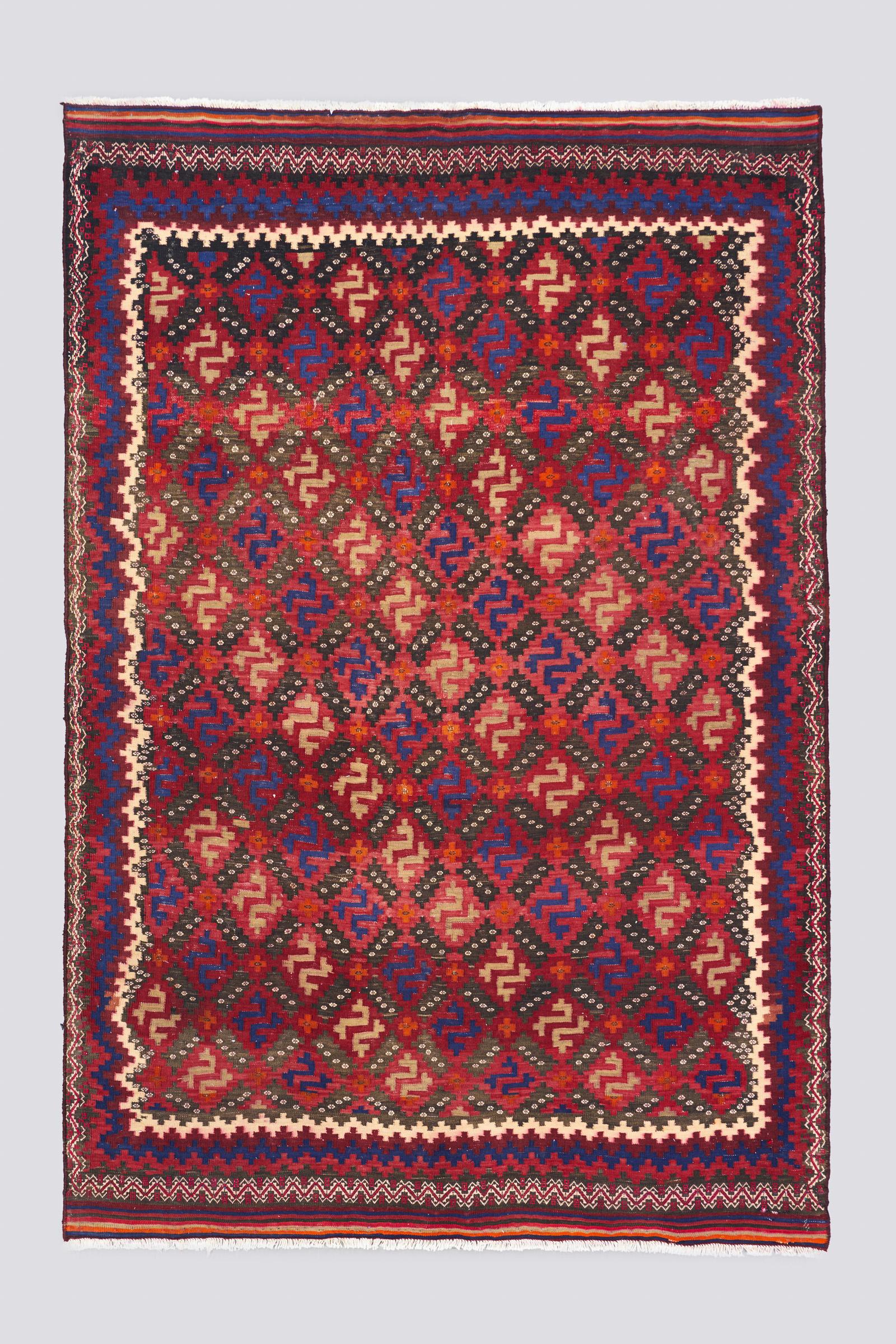 Vintage Sirjan Kilim