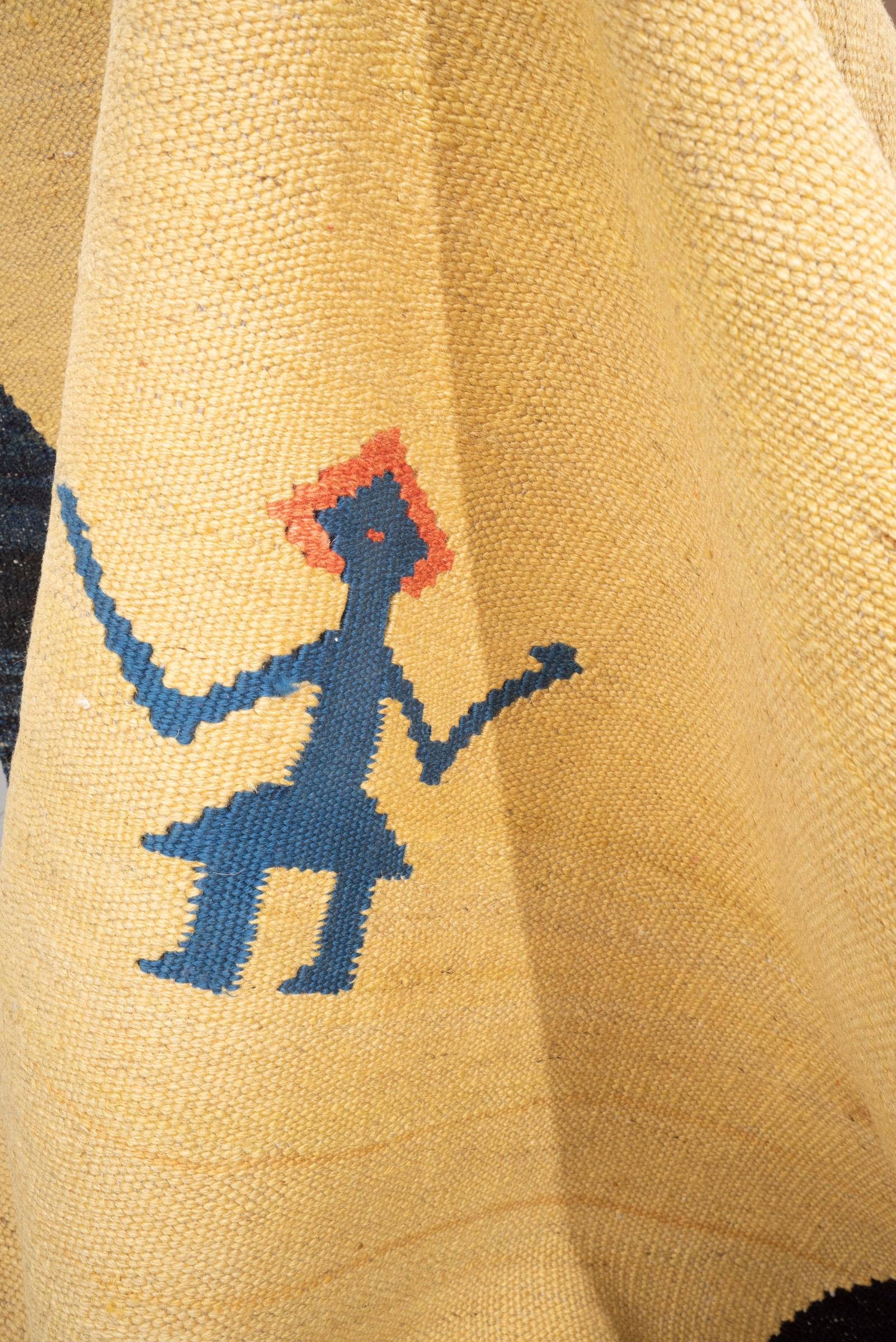 Qashqai Human Figure Kilim