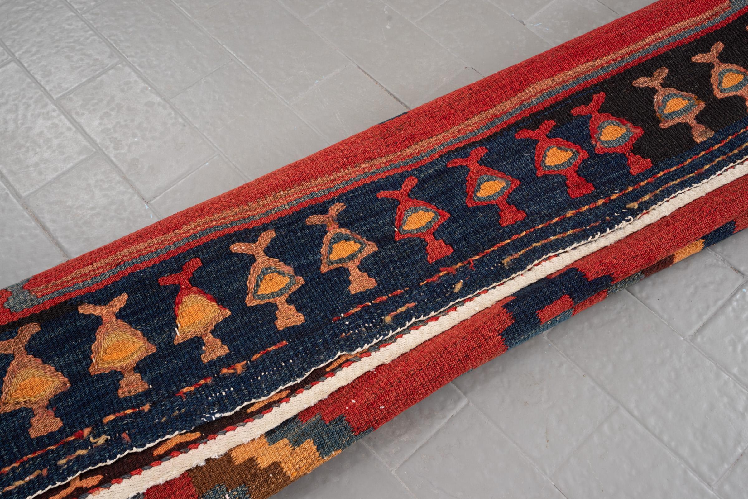 Semi Antique Harsin Kilim