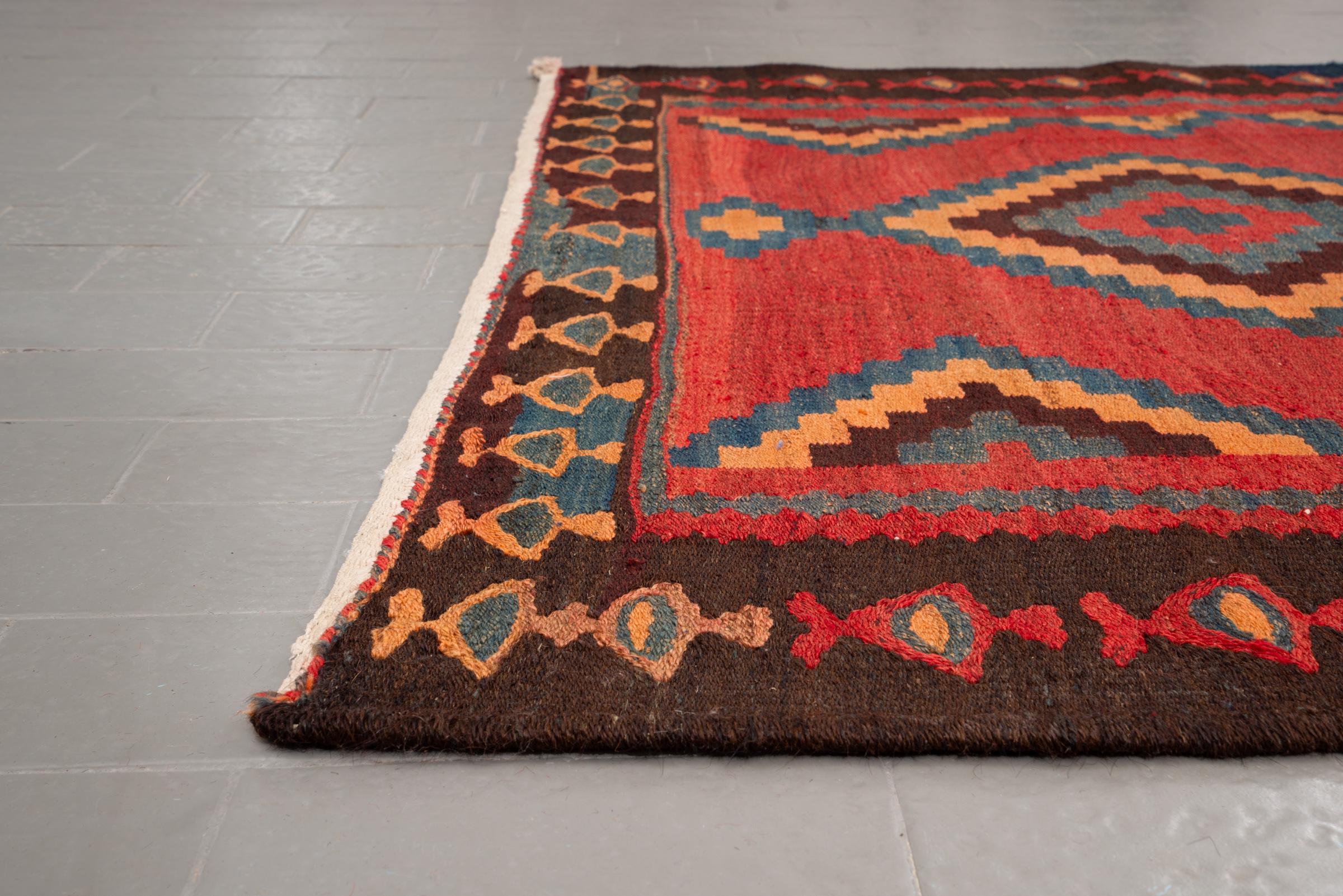 Semi Antique Harsin Kilim