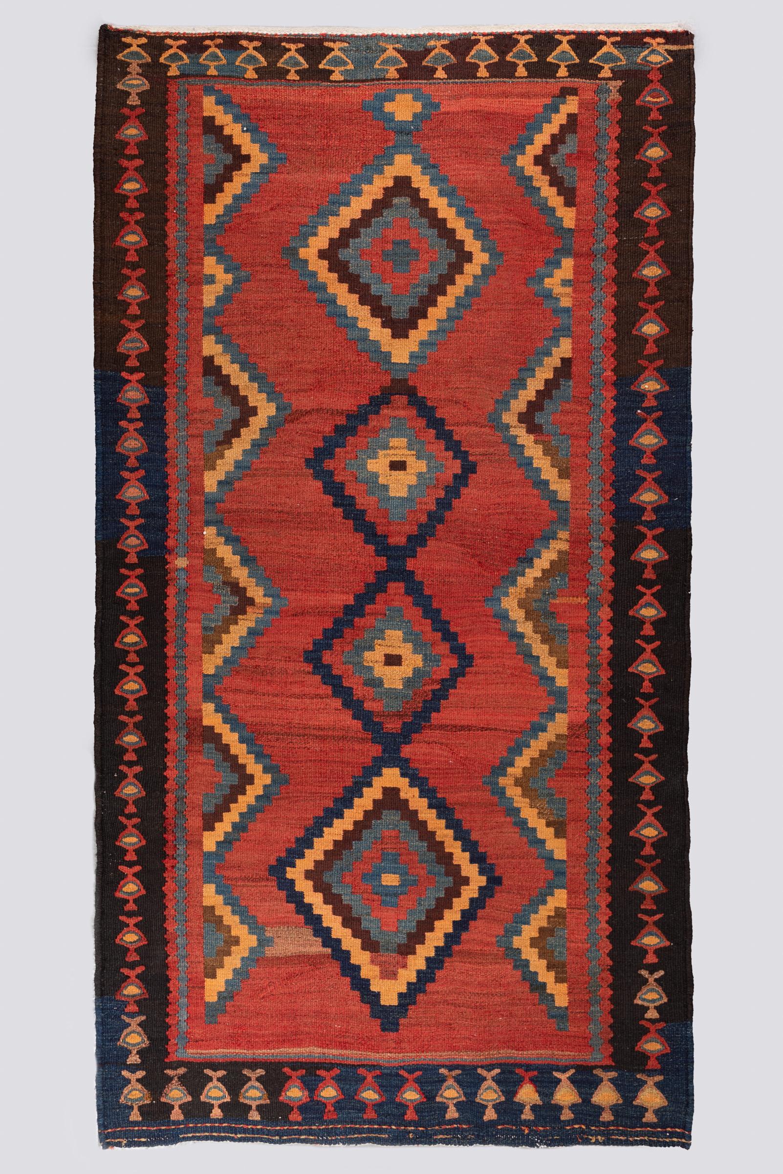 Semi Antique Harsin Kilim