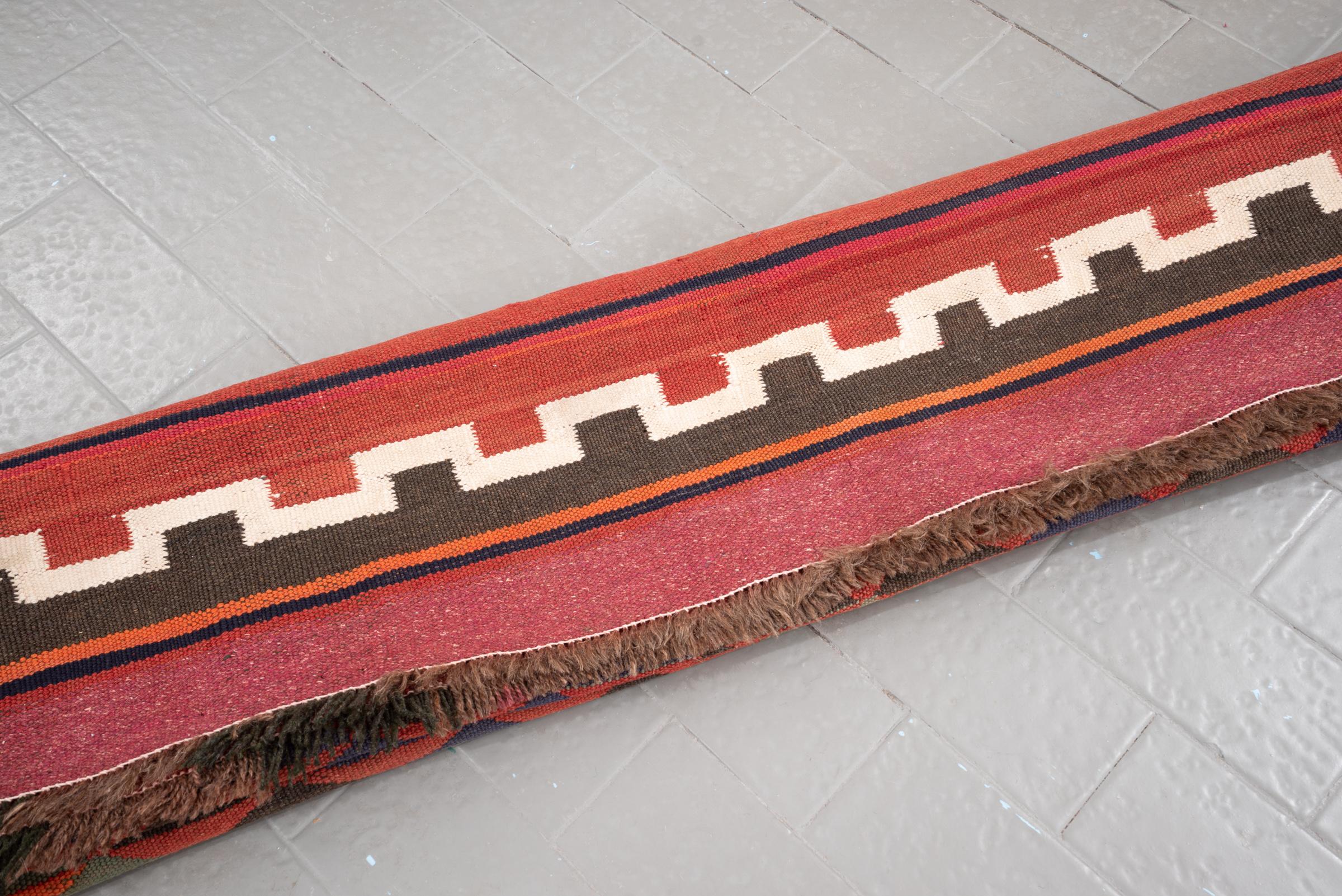 Vintage Khorasan Triangle Kilim