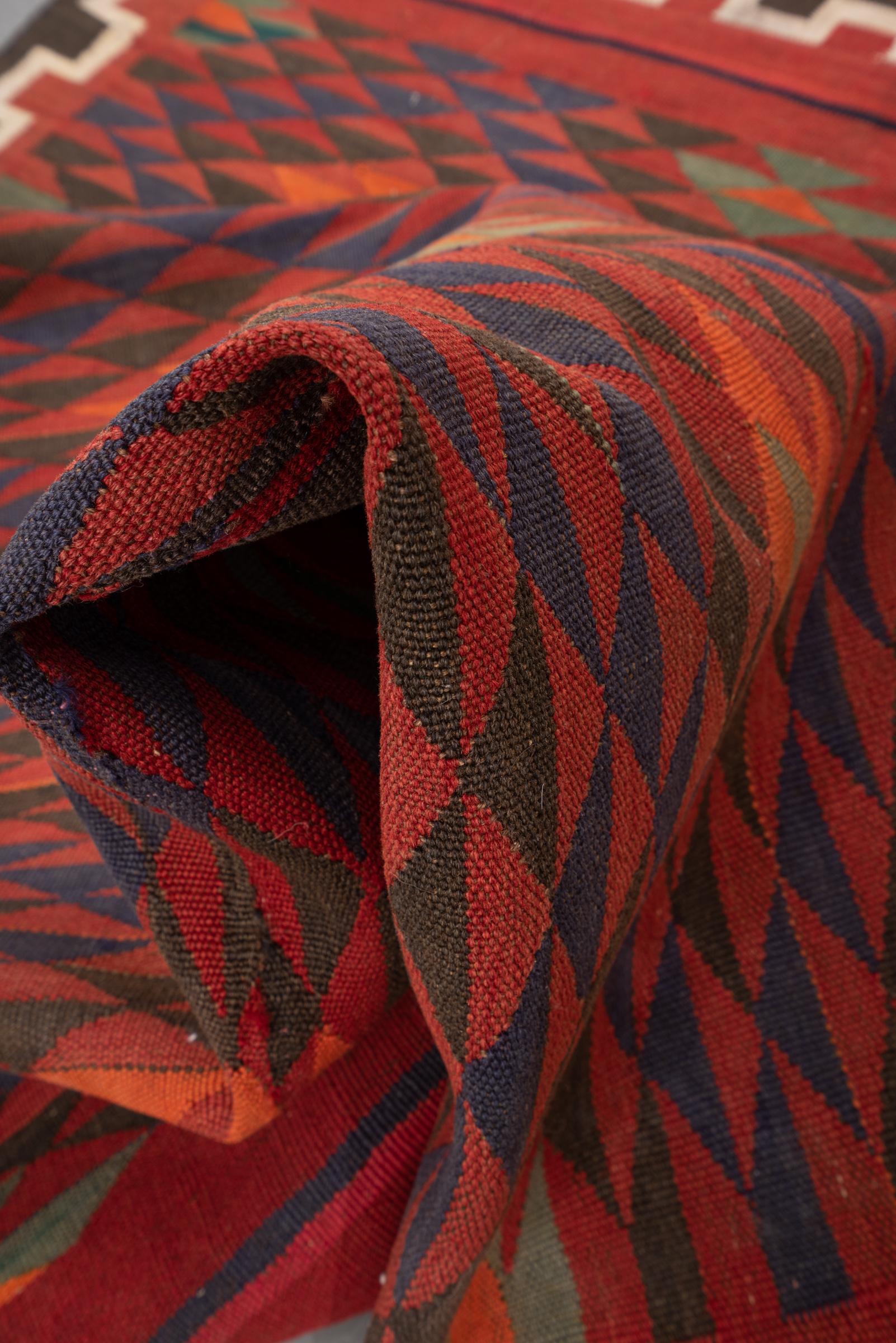 Vintage Khorasan Triangle Kilim