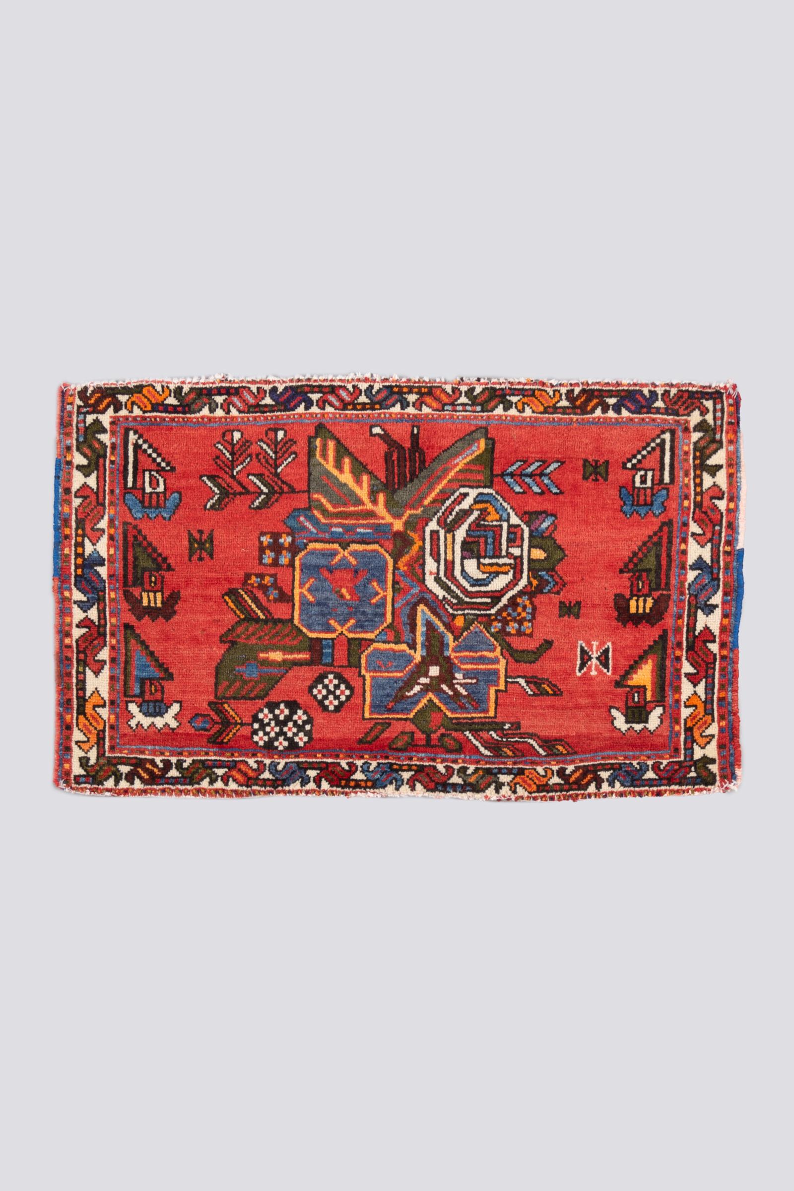 Antique Afshar Moosa Khani Poshti 0.4SQM