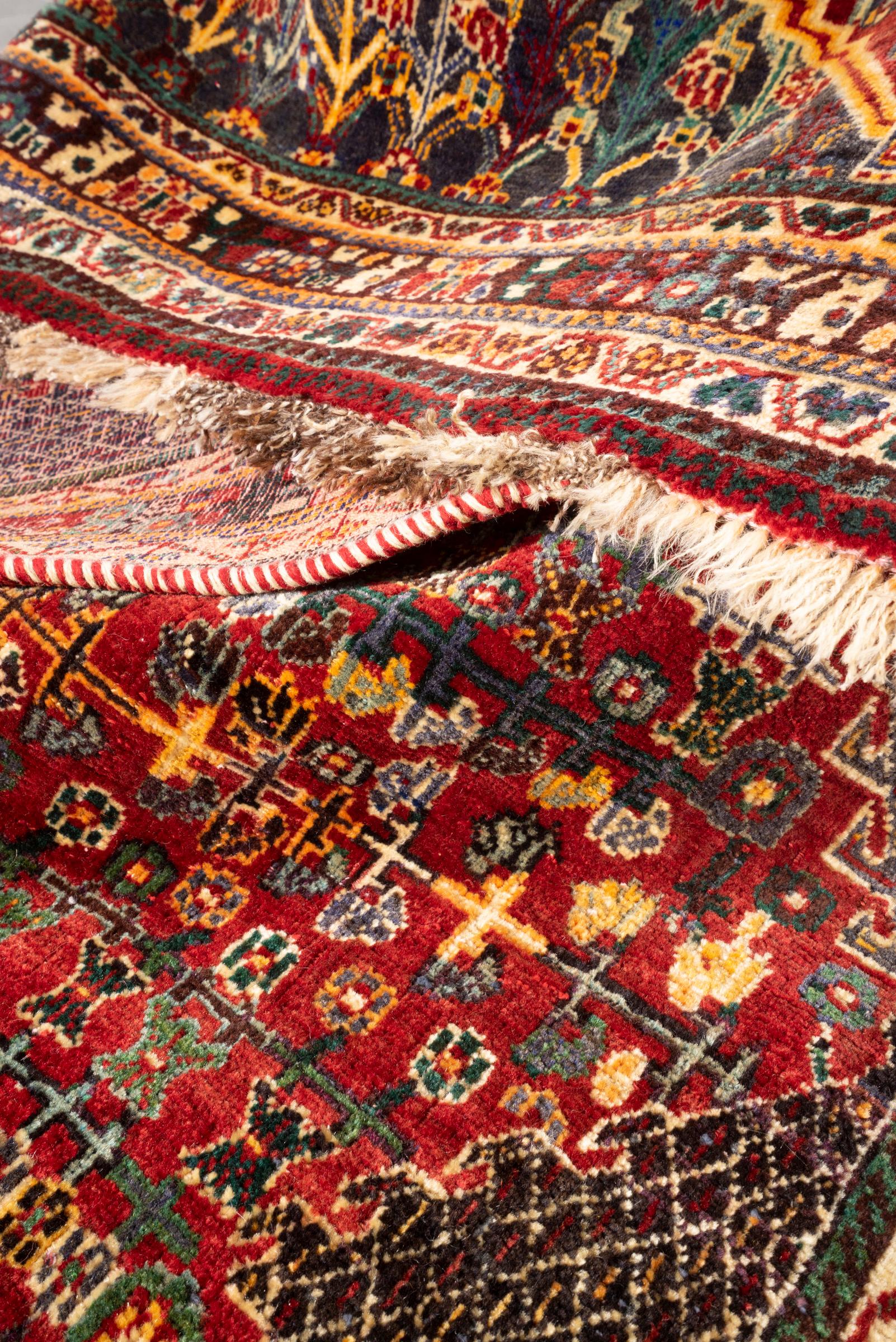 Antqiue Kashkouli Nazem Persian Rug