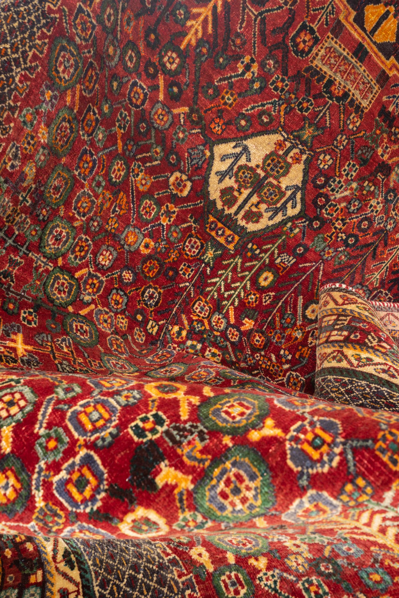Antqiue Kashkouli Nazem Persian Rug