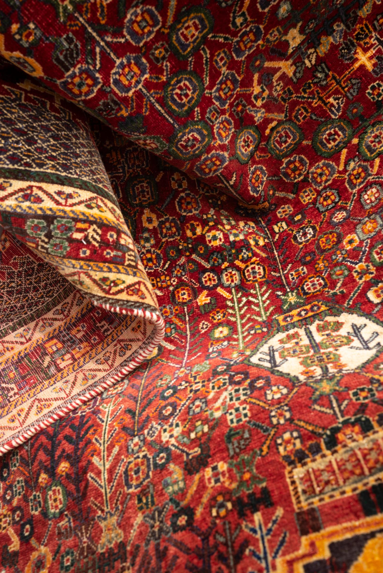 Antqiue Kashkouli Nazem Persian Rug
