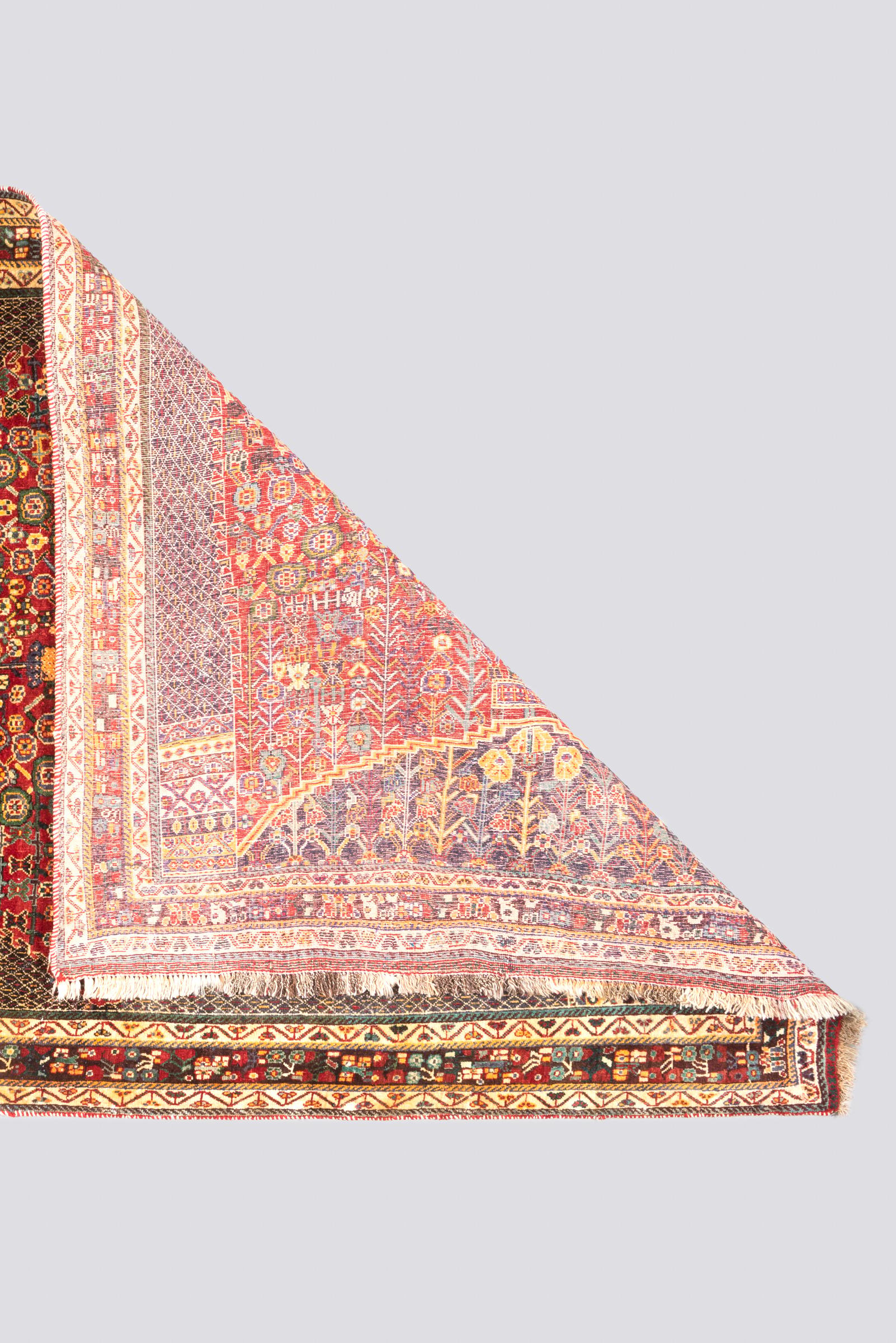 Antqiue Kashkouli Nazem Persian Rug
