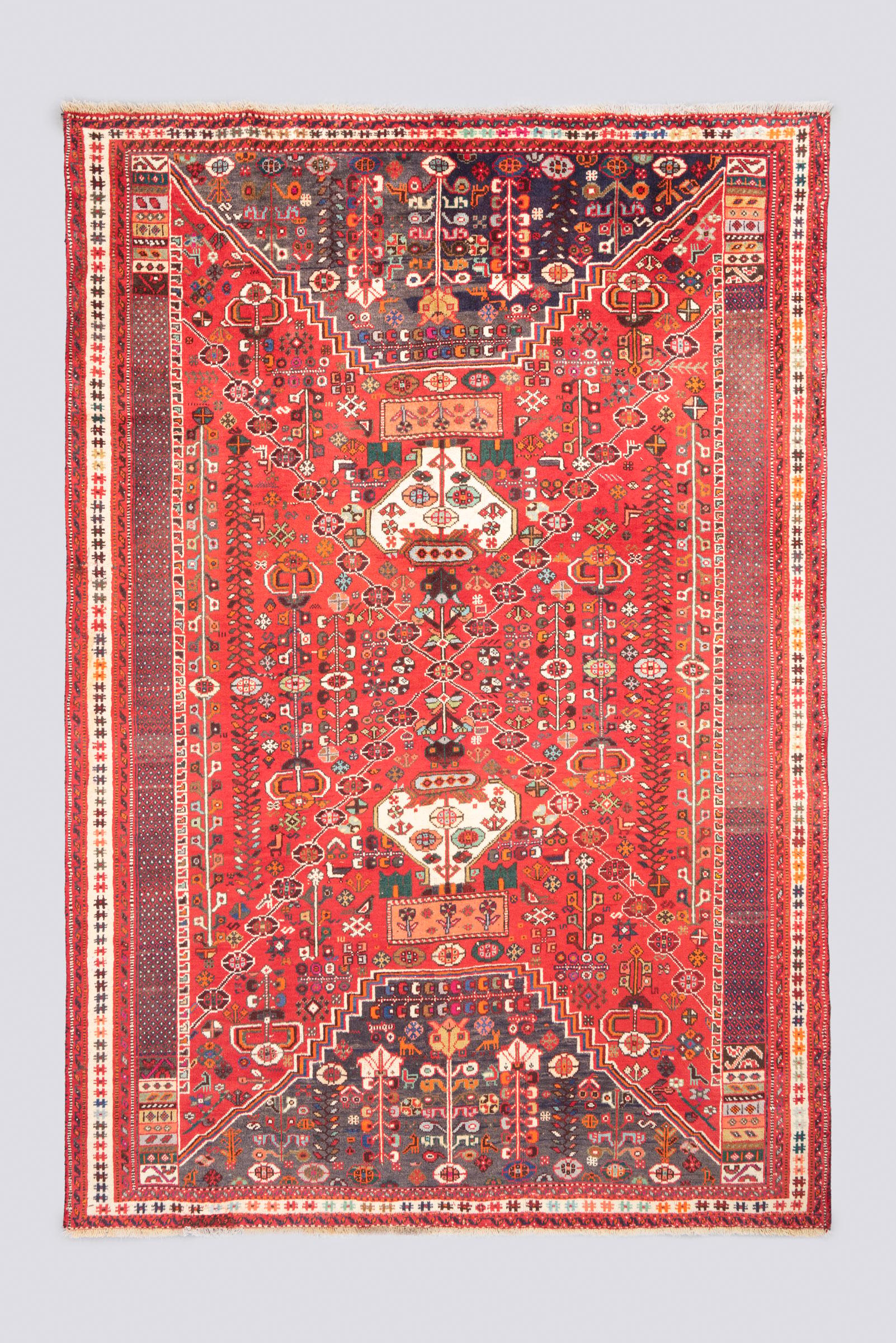 Vintage Kashkuli Nazem Carpet 5.8 SQM