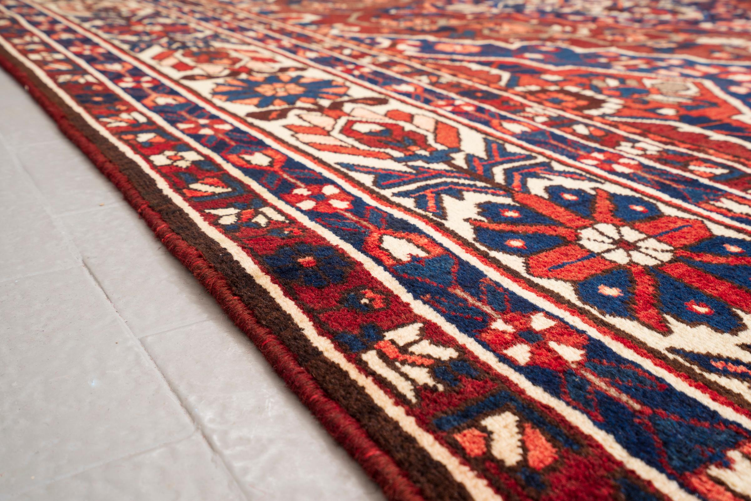 Antique Oversized Bakhtiari Carpet 13.5 SQM