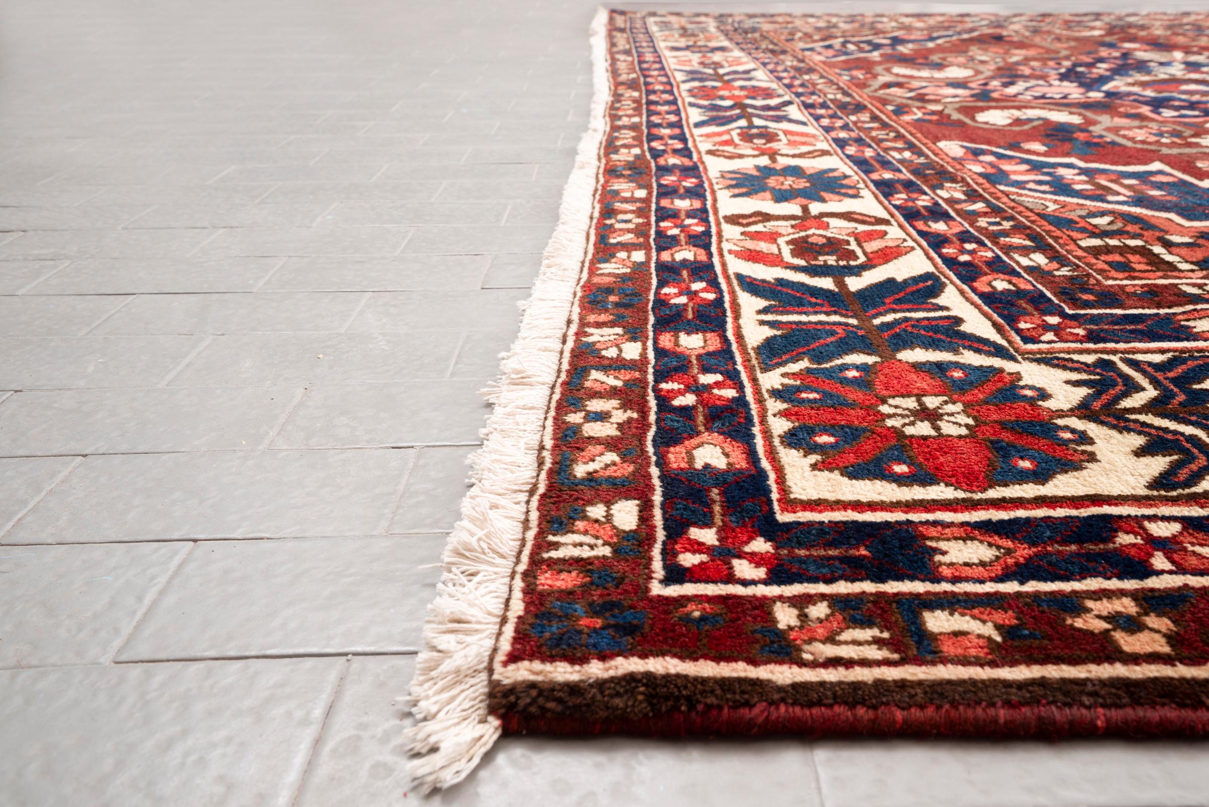 Antique Oversized Bakhtiari Carpet 13.5 SQM