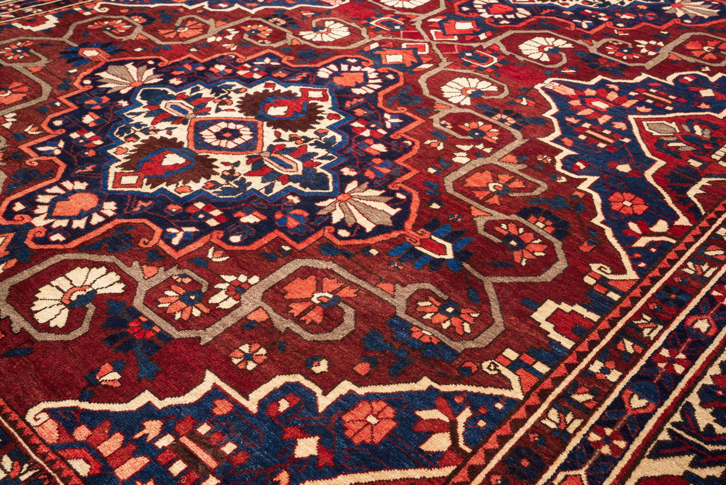 Antique Oversized Bakhtiari Carpet 13.5 SQM