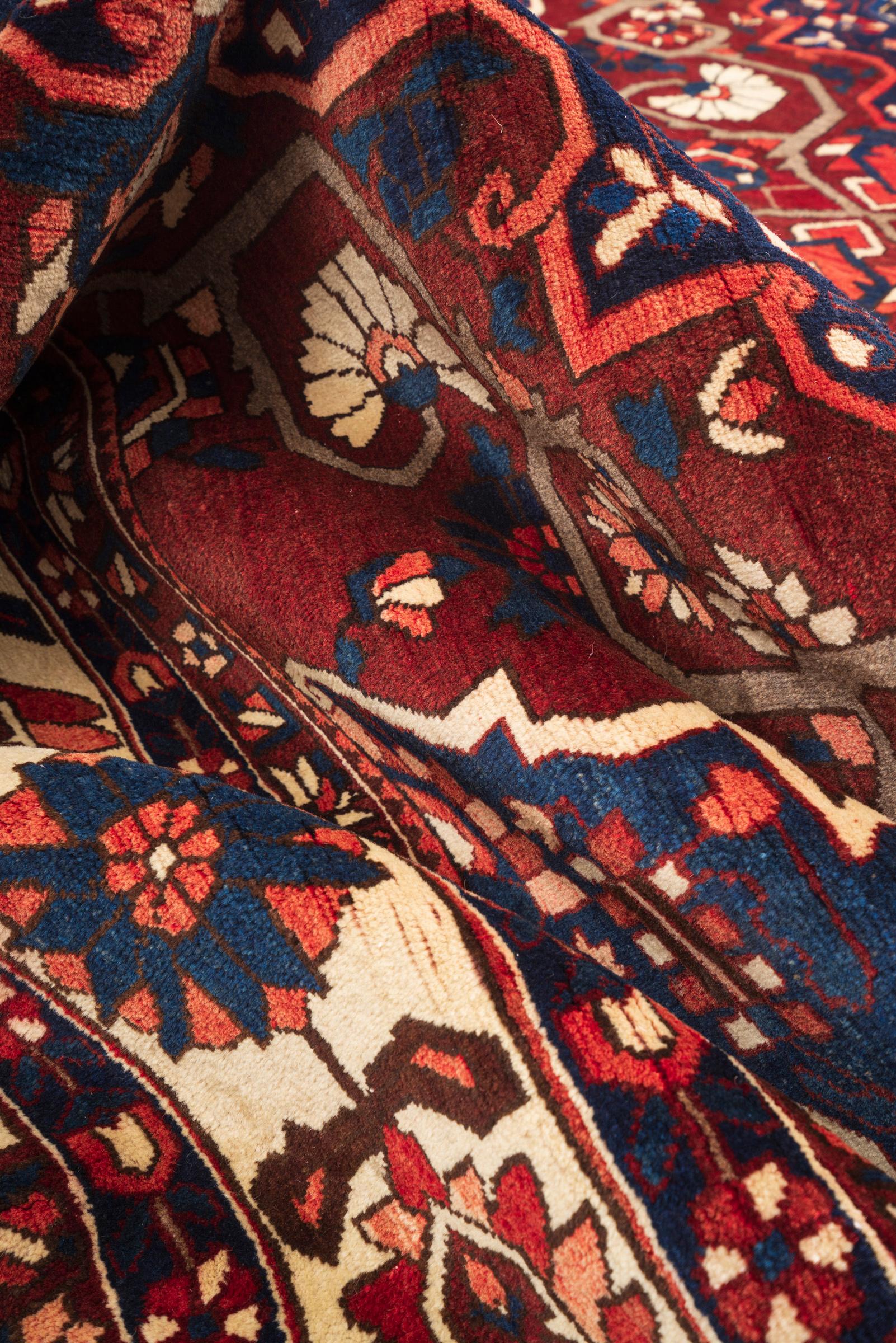 Antique Oversized Bakhtiari Carpet 13.5 SQM