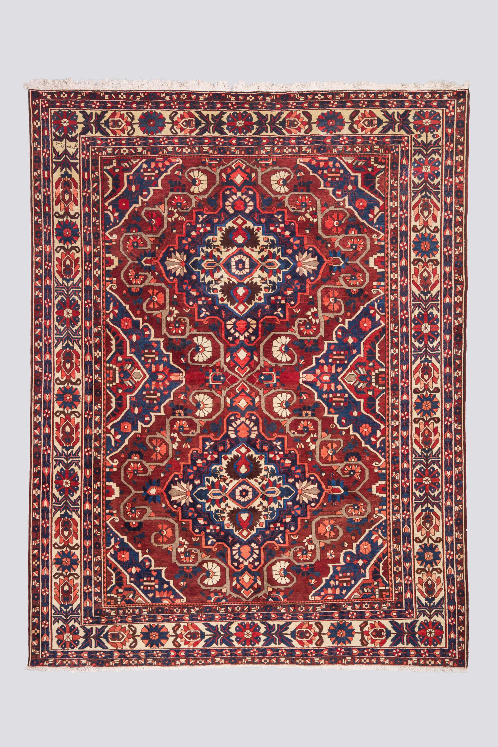 Antique Oversized Bakhtiari Carpet 13.5 SQM