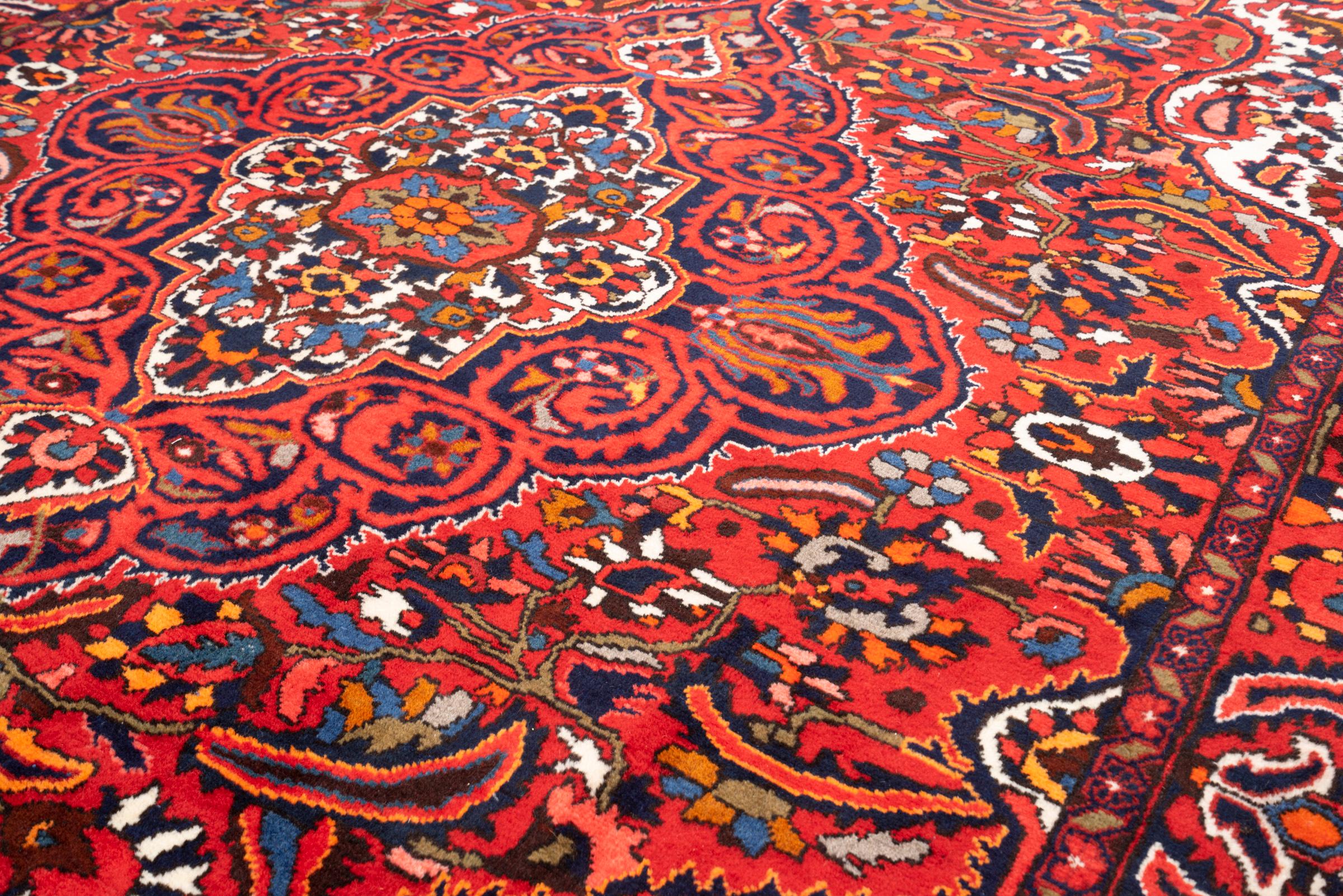 Antique Old Bakhtiari Carpet 6.2 SQM