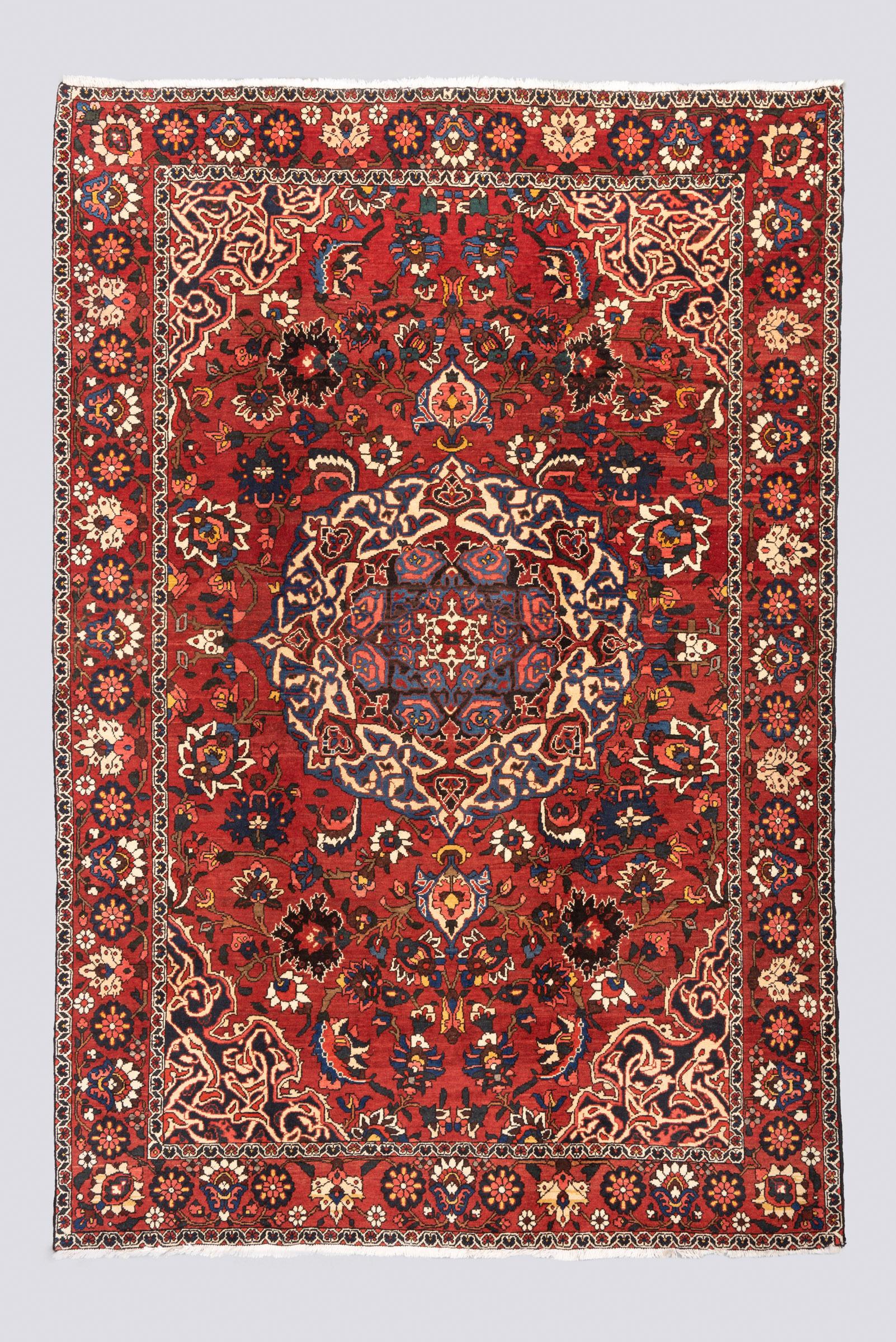 Antique Old Bakhtiari Carpet 6.4 SQM