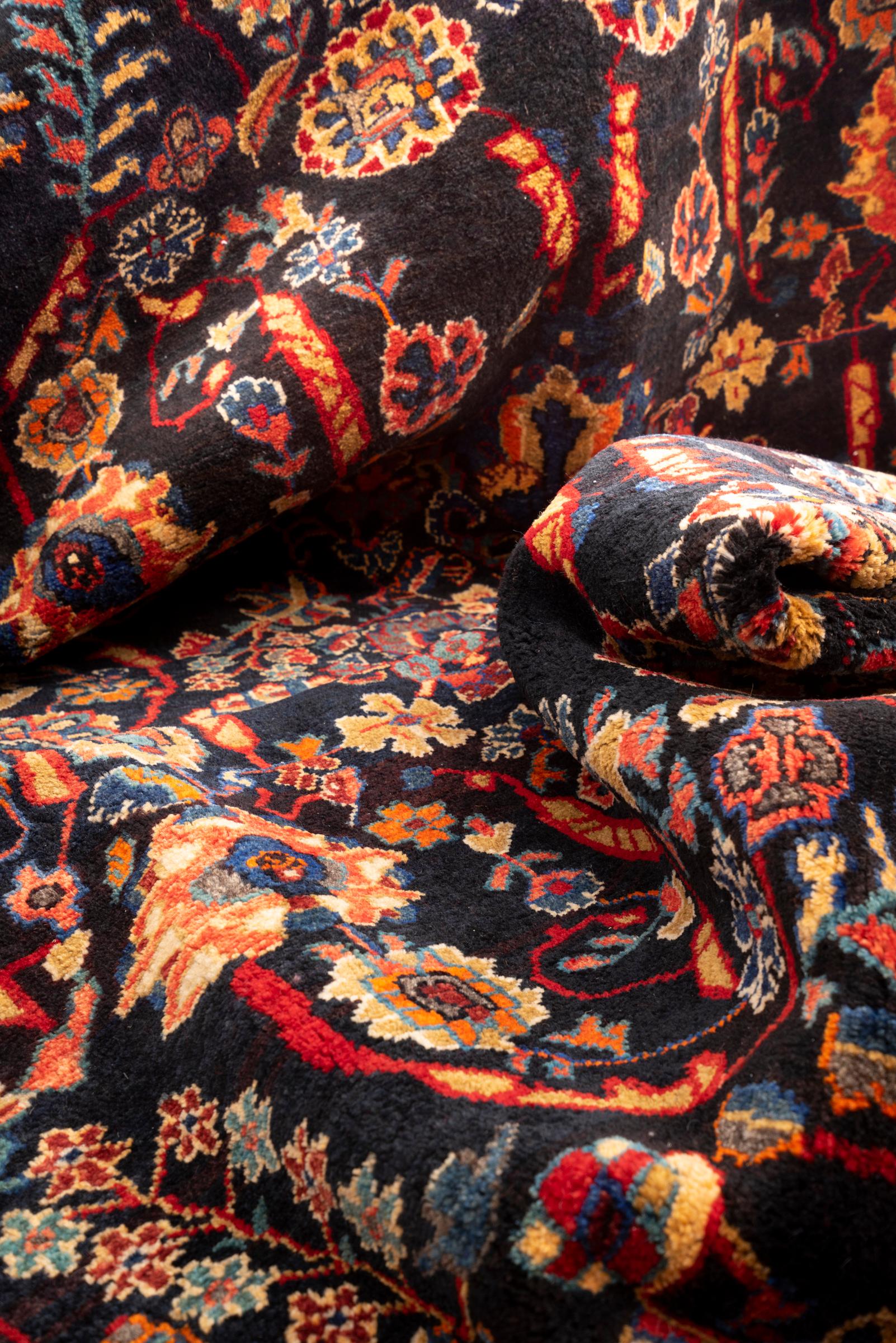 Antique Faridan Floral Carpet Dated 1974 7.5 SQM