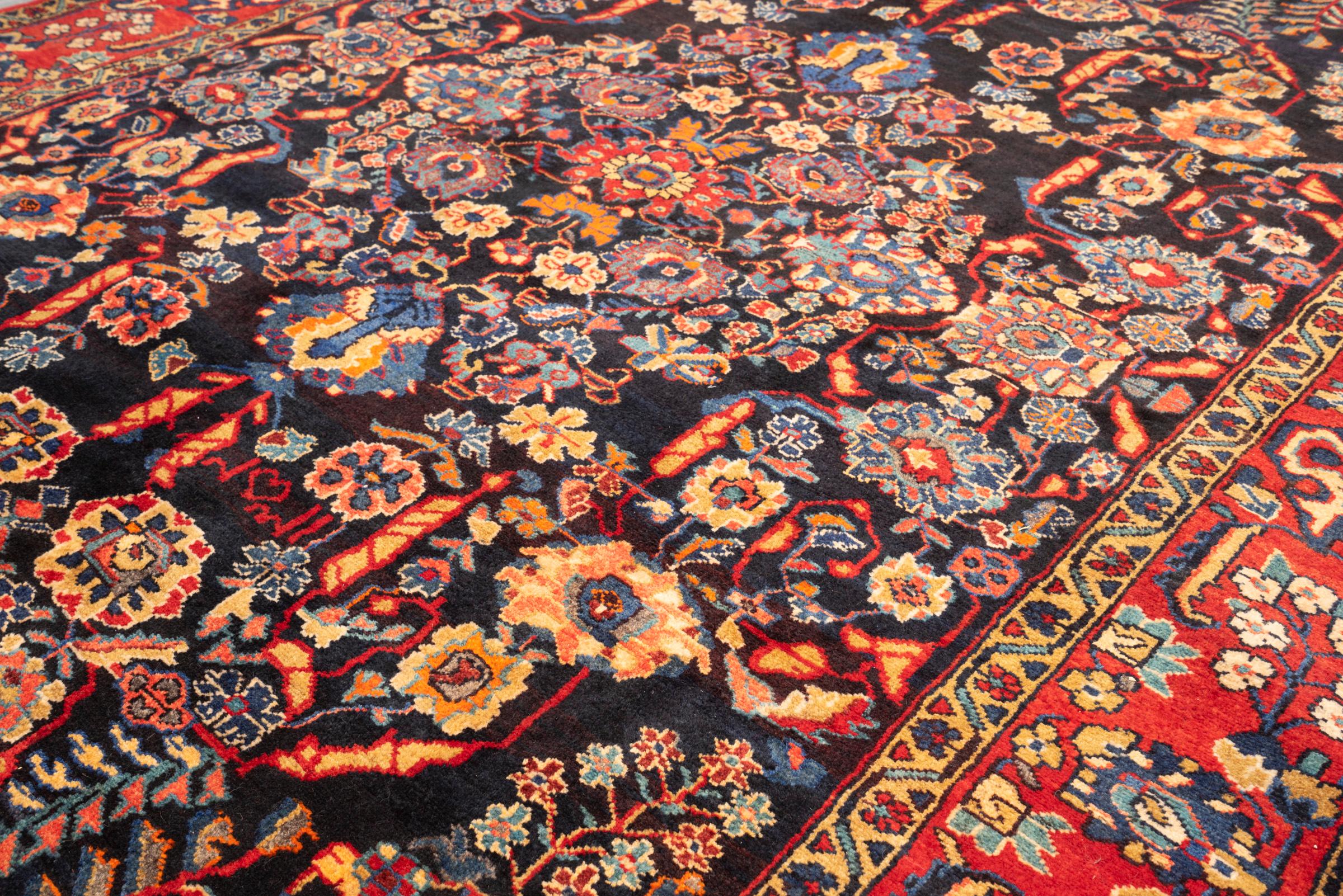 Antique Faridan Floral Carpet Dated 1974 7.5 SQM